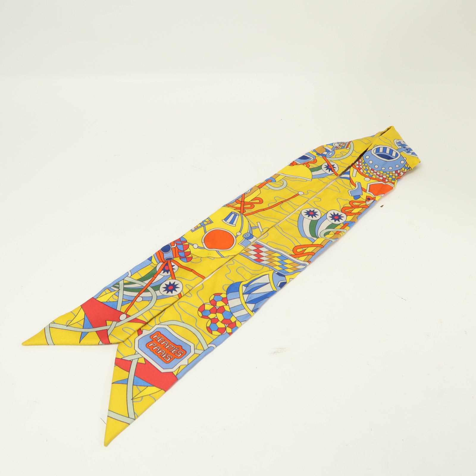 HERMES 【激減優惠】絲質Twilly絲巾