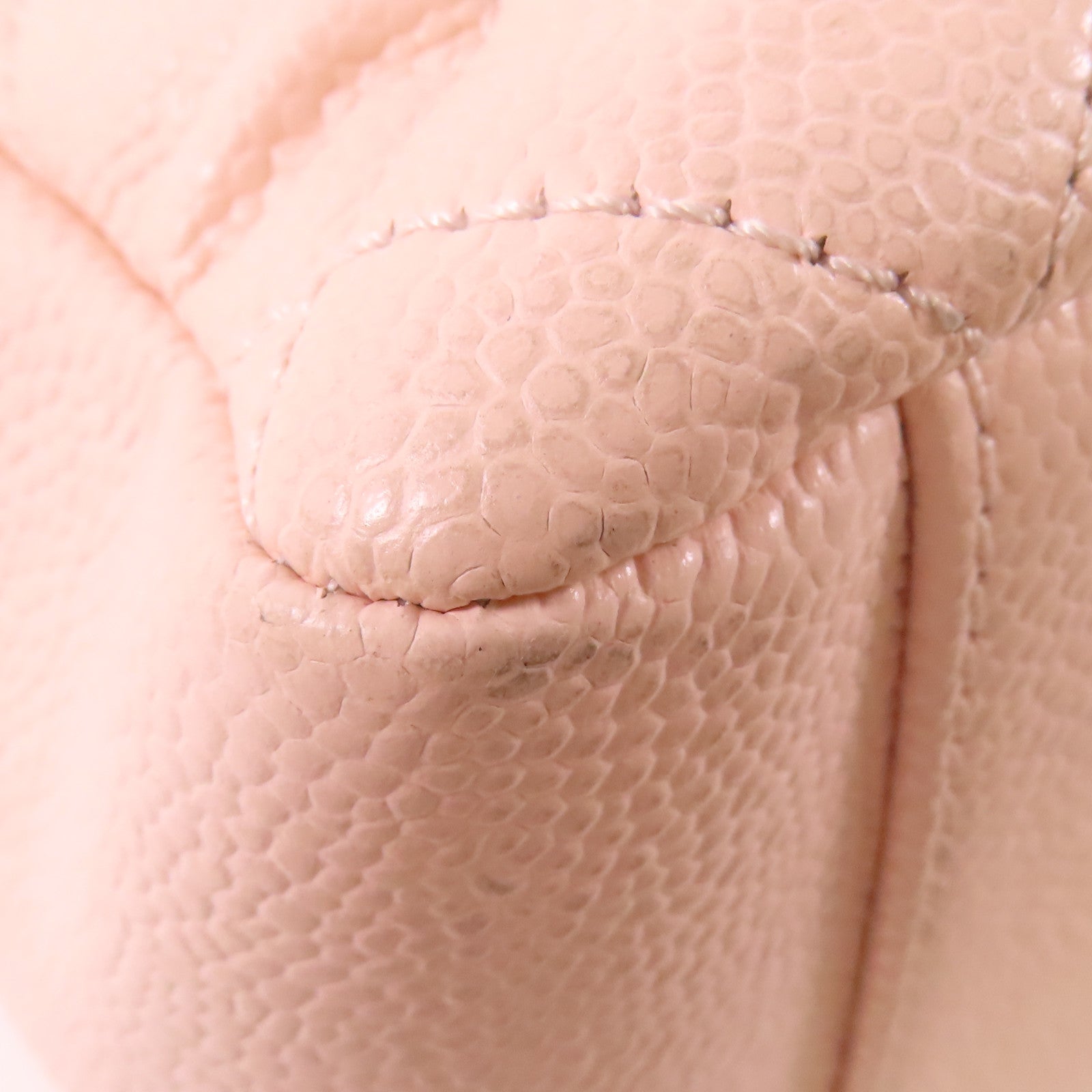 CHANEL 【激減優惠】牛皮皮革GST Grand Shopping Tote Bag銀扣肩背袋