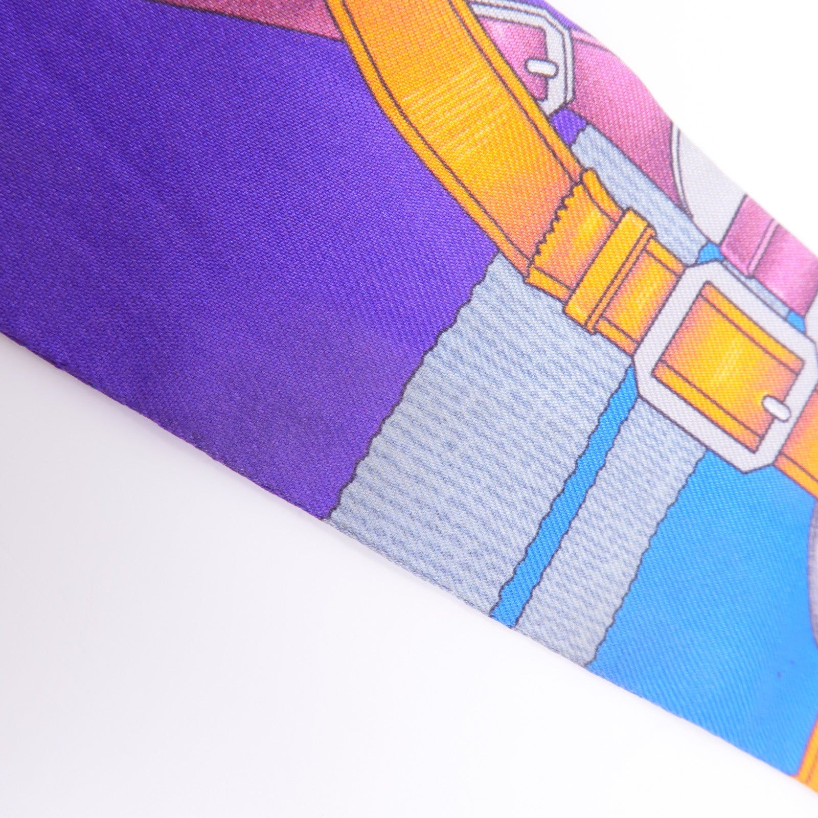 HERMES 絲質Twilly絲巾