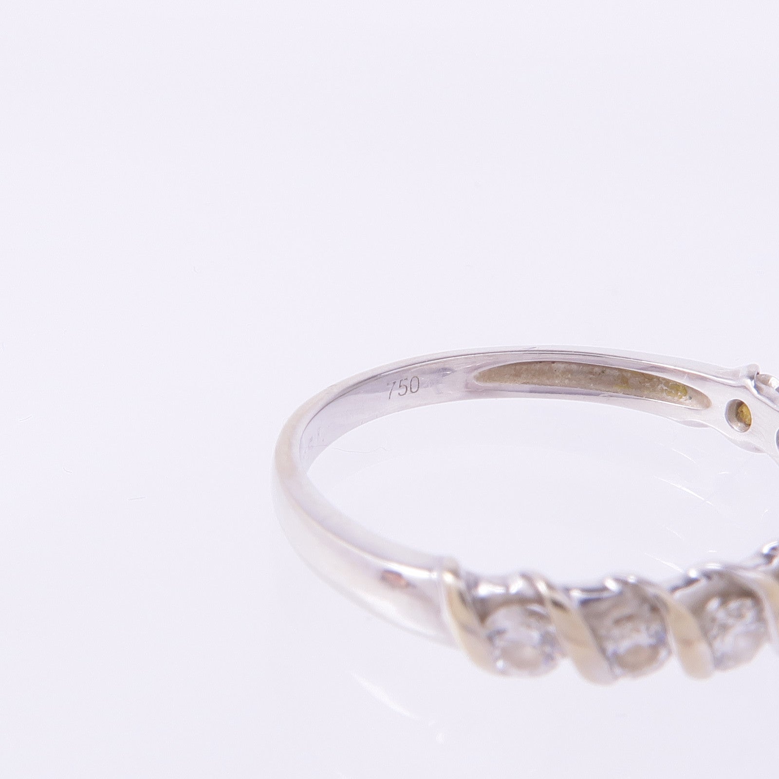 JEWELRY 【激減優惠】18K白金Diamond Ring鑽石戒指US#5.25