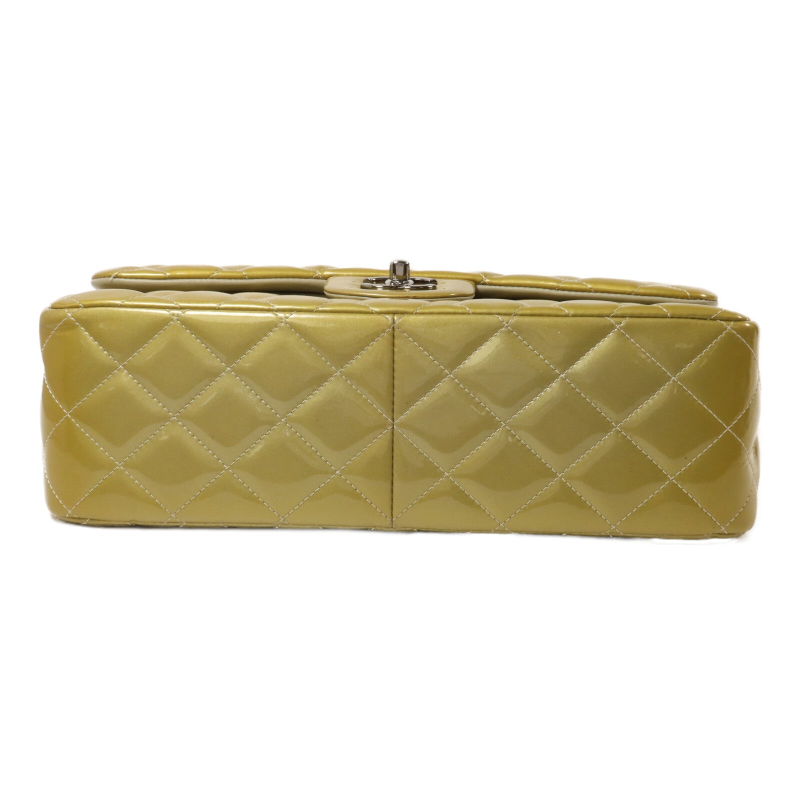 CHANEL 漆皮皮革Large Classic鏈帶肩背袋