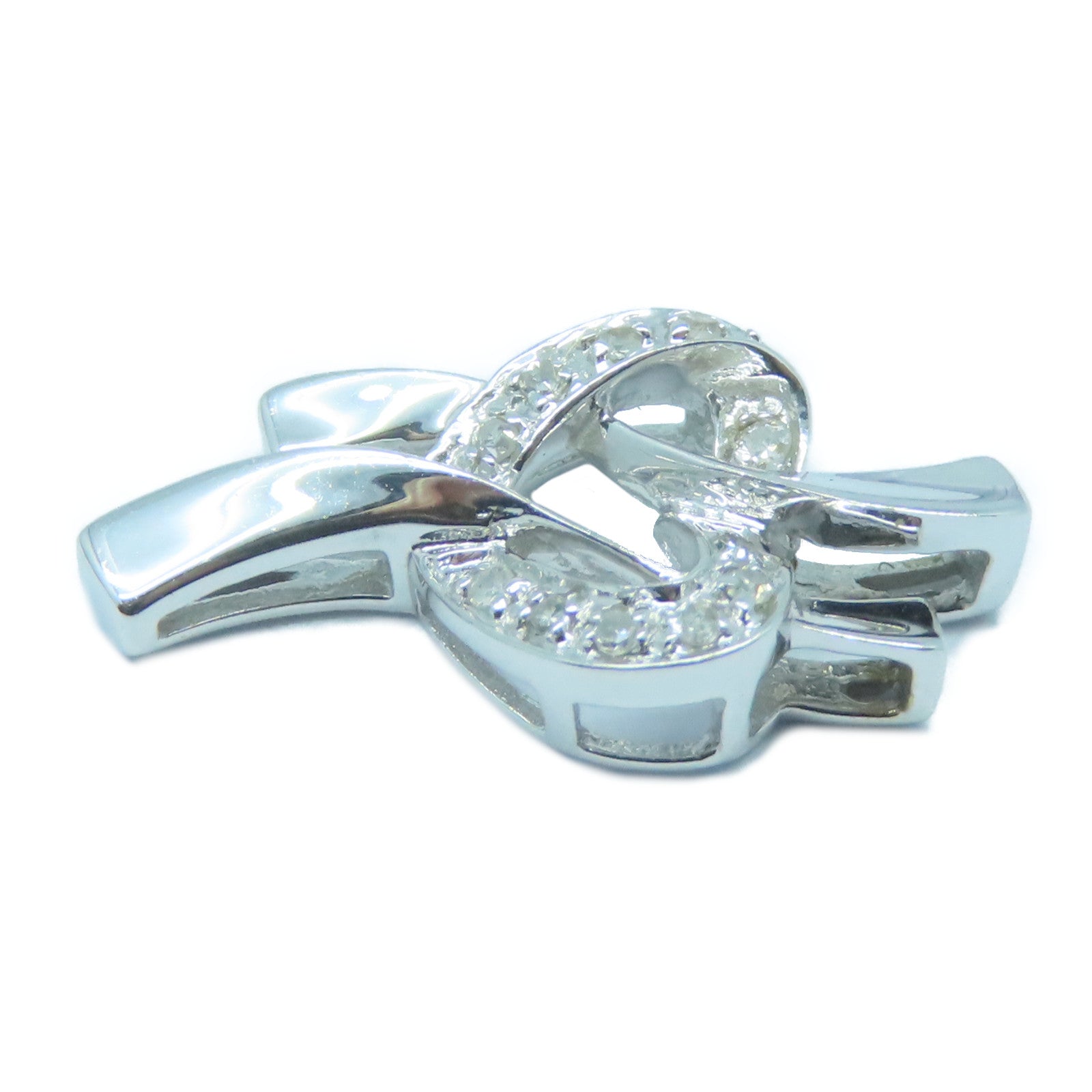 JEWELRY 【激減優惠】18K白金Diamond Pendant Top鑽石吊墜
