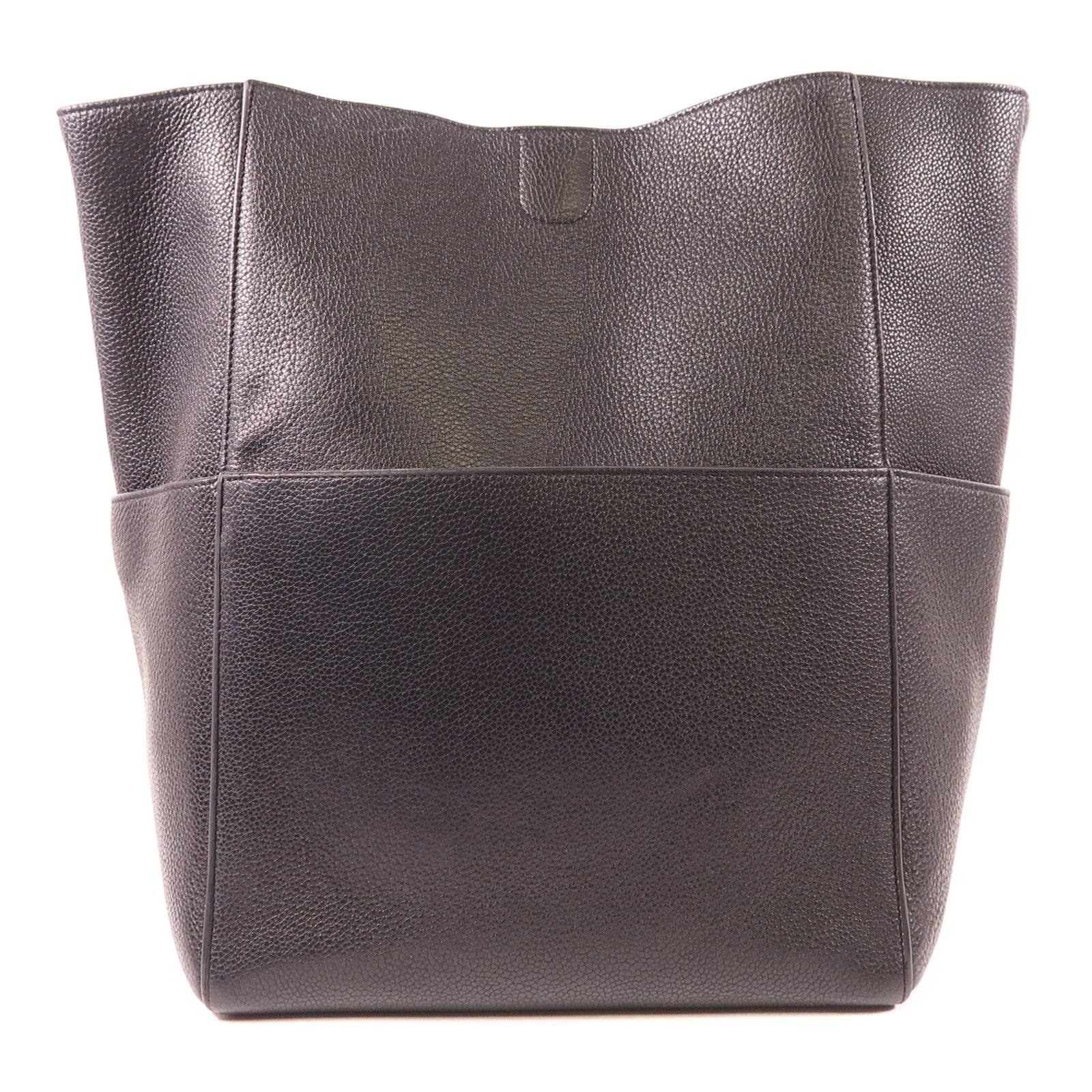 CELINE 牛皮皮革Sangle Bucket Bag金扣肩背袋