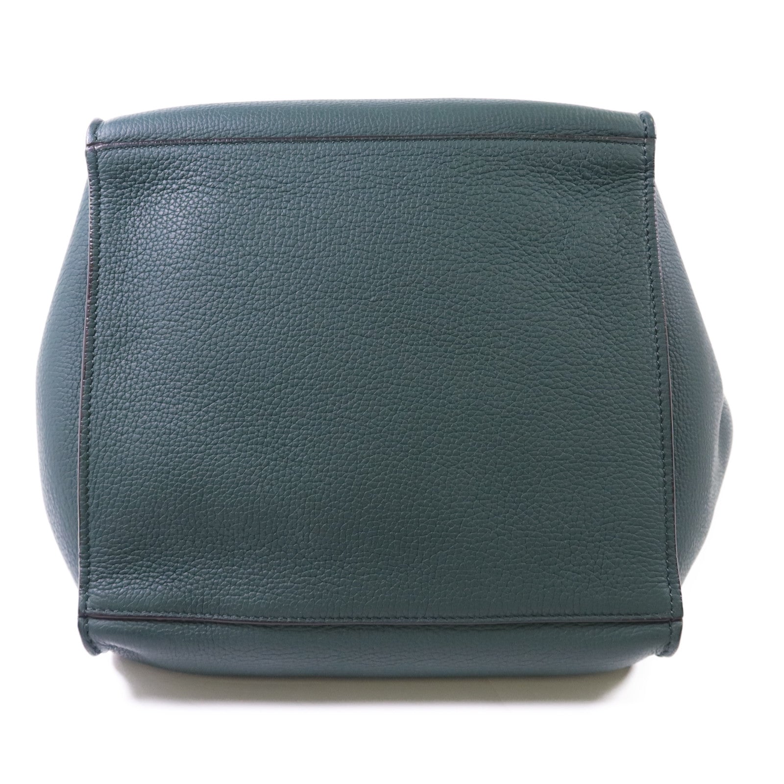 CELINE 牛皮皮革Small Big Bag銀扣肩背袋