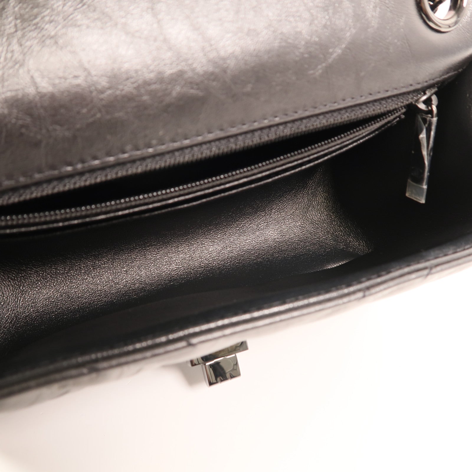 CHANEL 牛皮皮革Mini 2.55鏈帶肩背袋