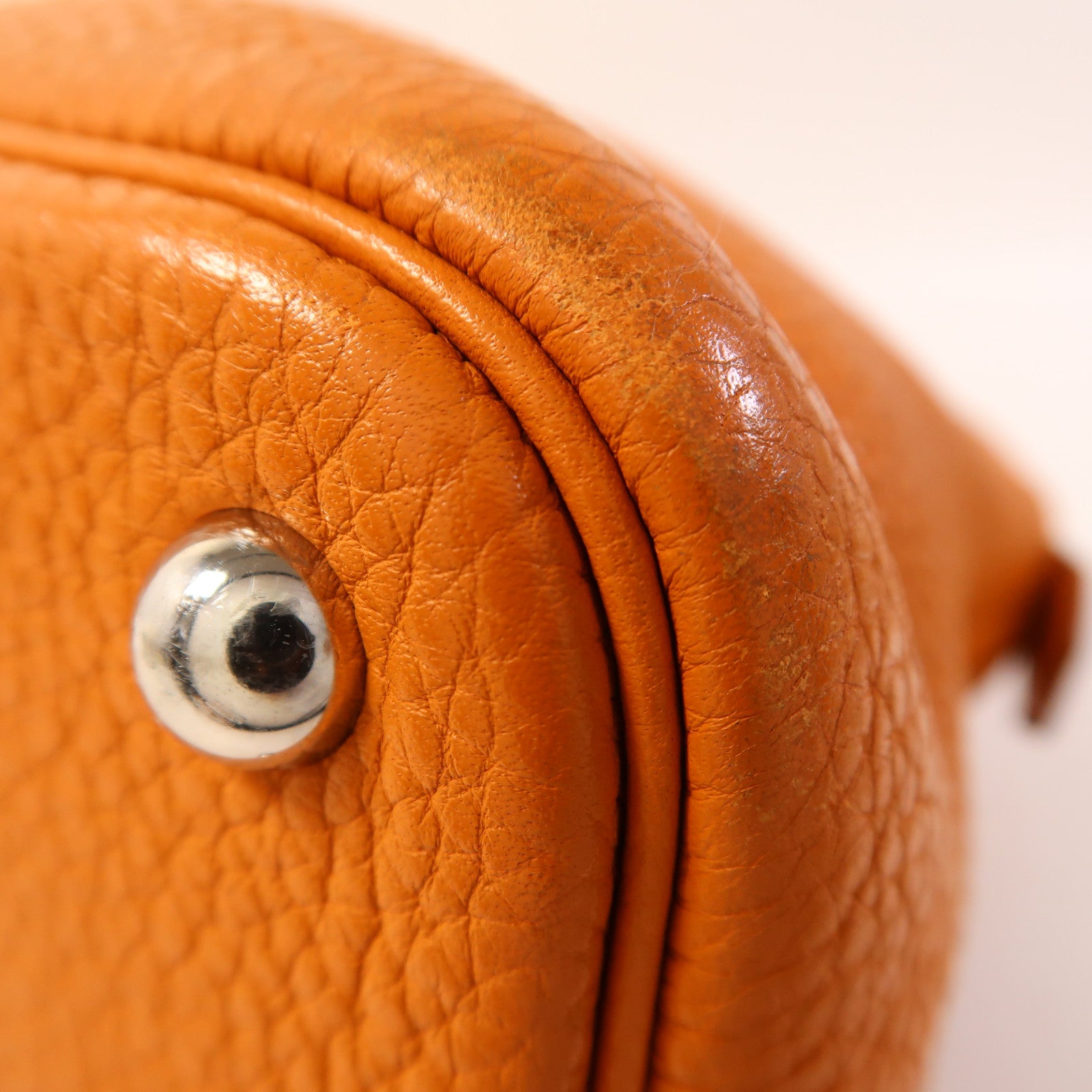 HERMES Clemence皮革Bolide 31銀扣手挽肩背兩用袋