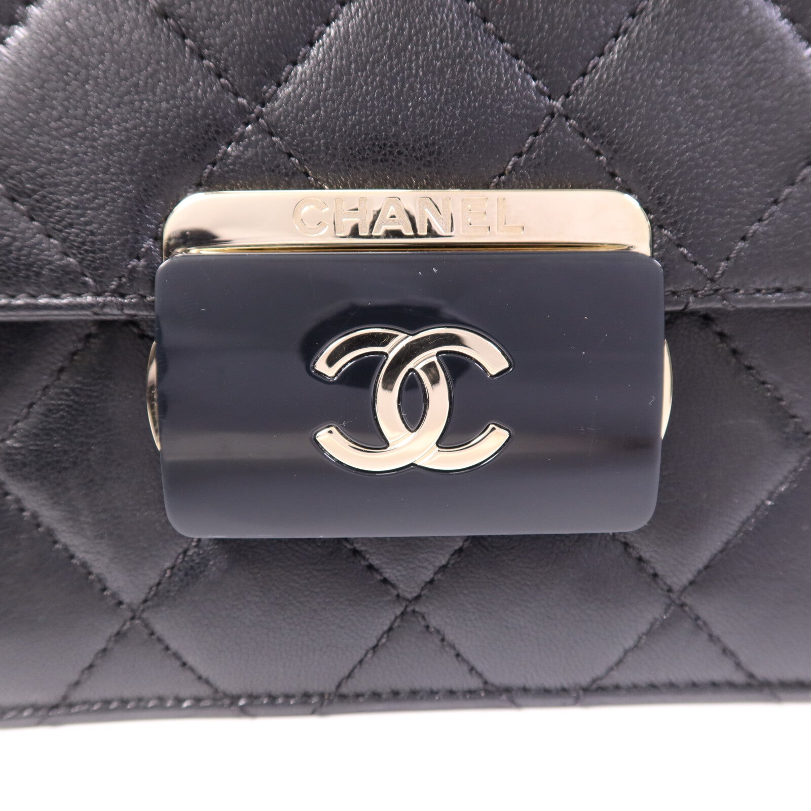 CHANEL 【激減優惠】牛皮皮革Chain Shoulder Bag金扣鏈帶肩背袋