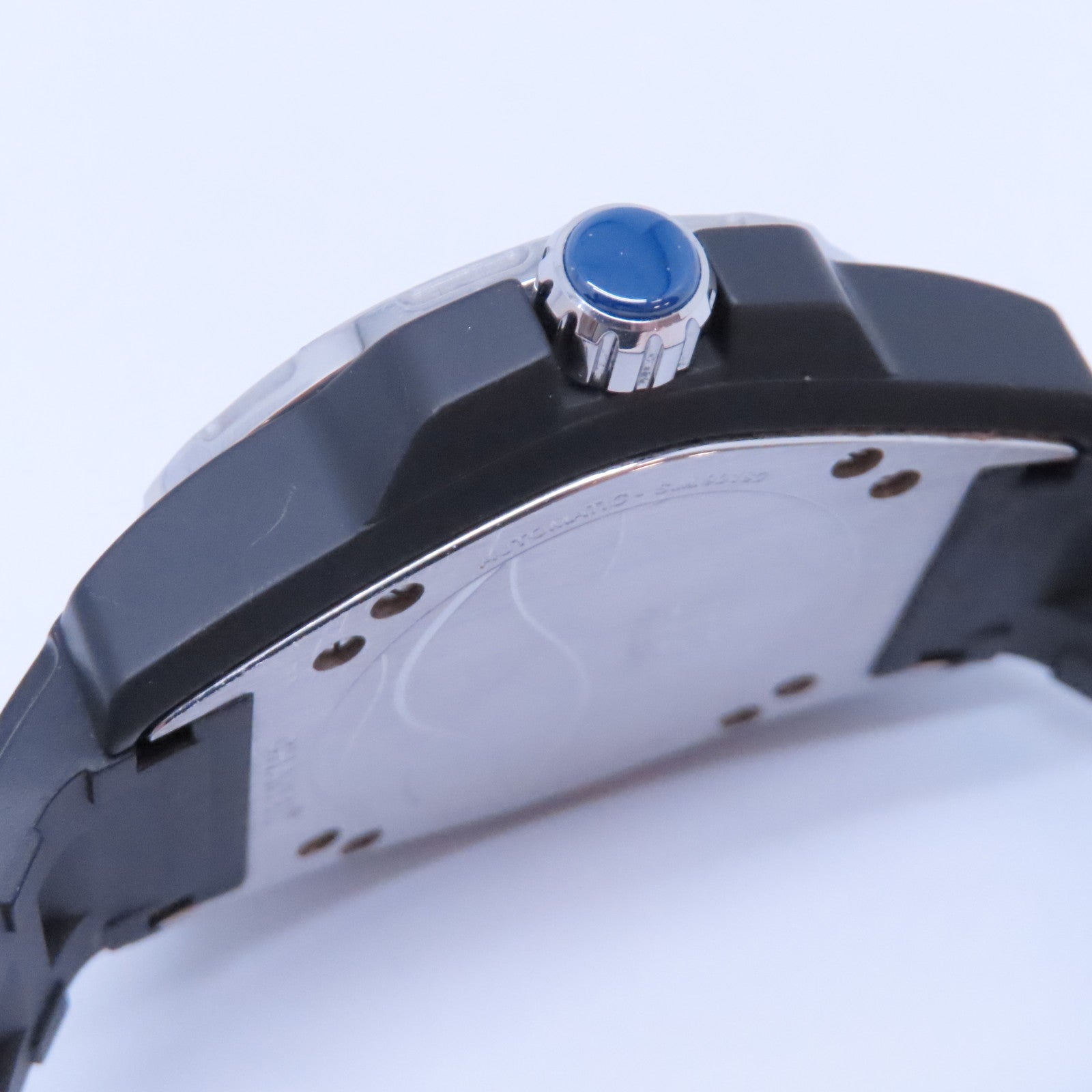 CHANEL J12不鏽鋼/橡膠帶手錶自動機芯藍色