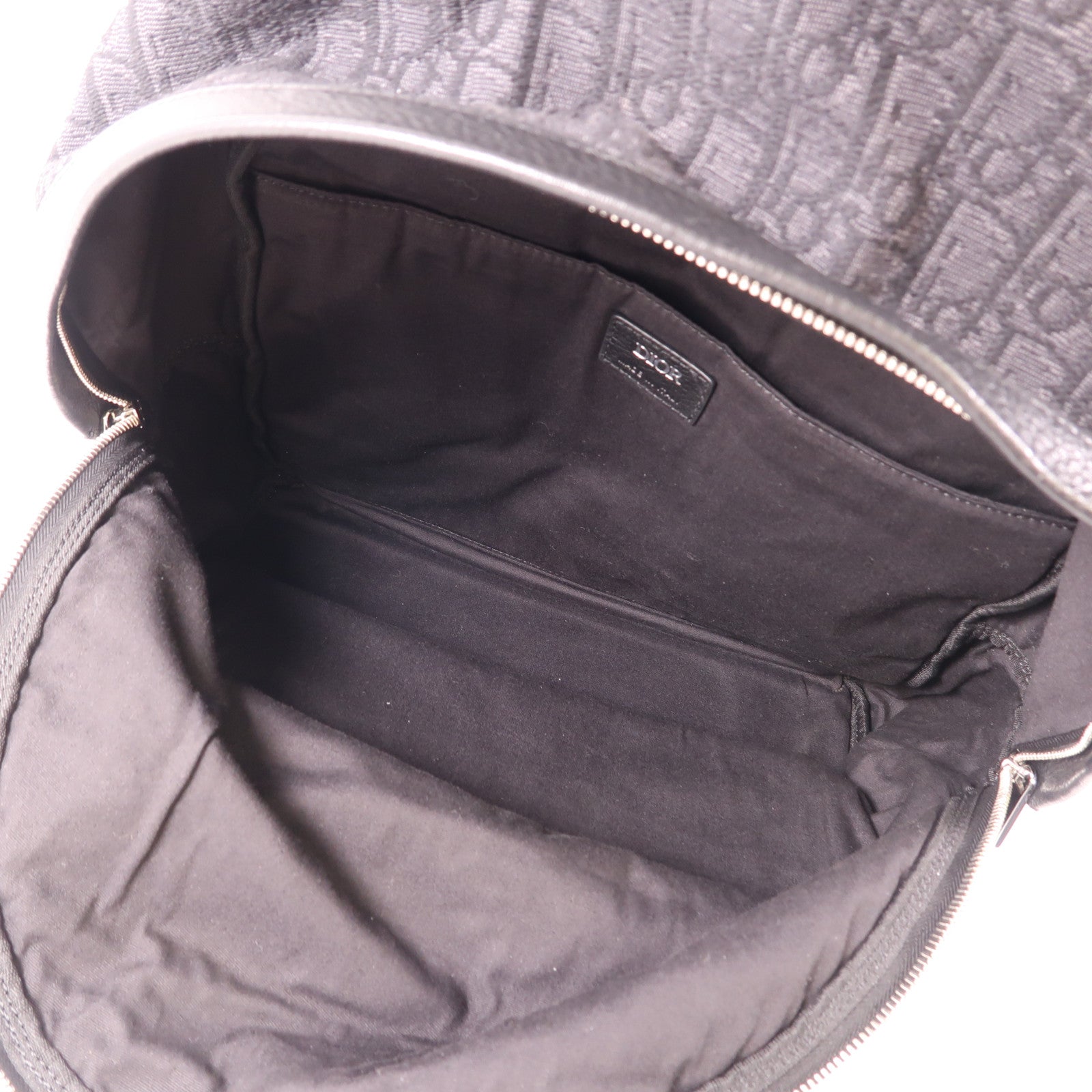 Dior 帆布Rucksack銀扣背包