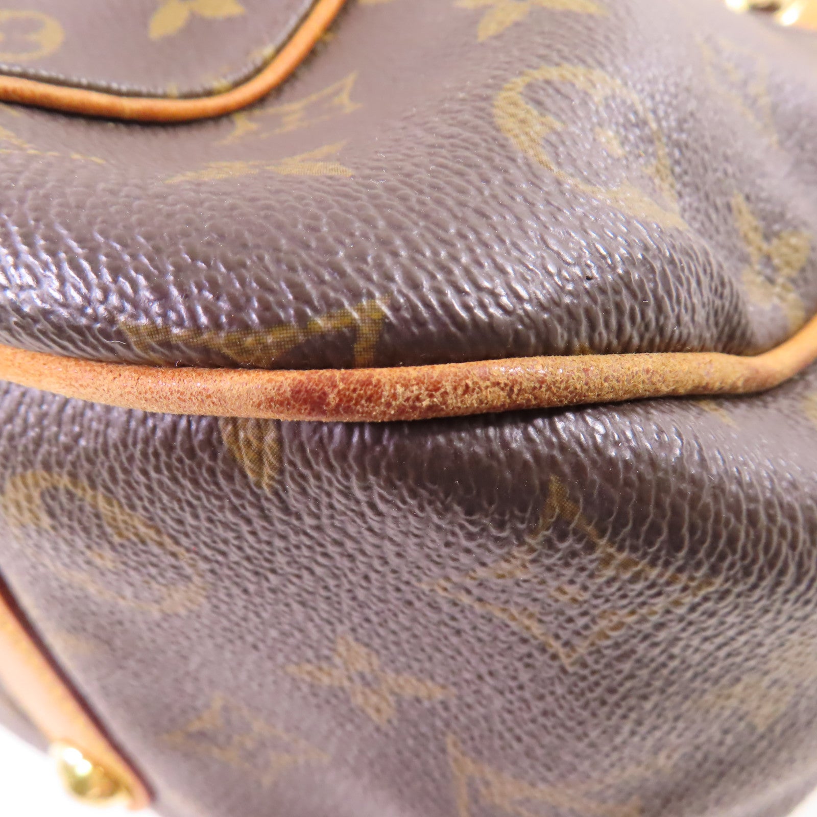 LOUIS VUITTON Monogram Galliera PM Shoulder Bag金扣肩背袋啡色