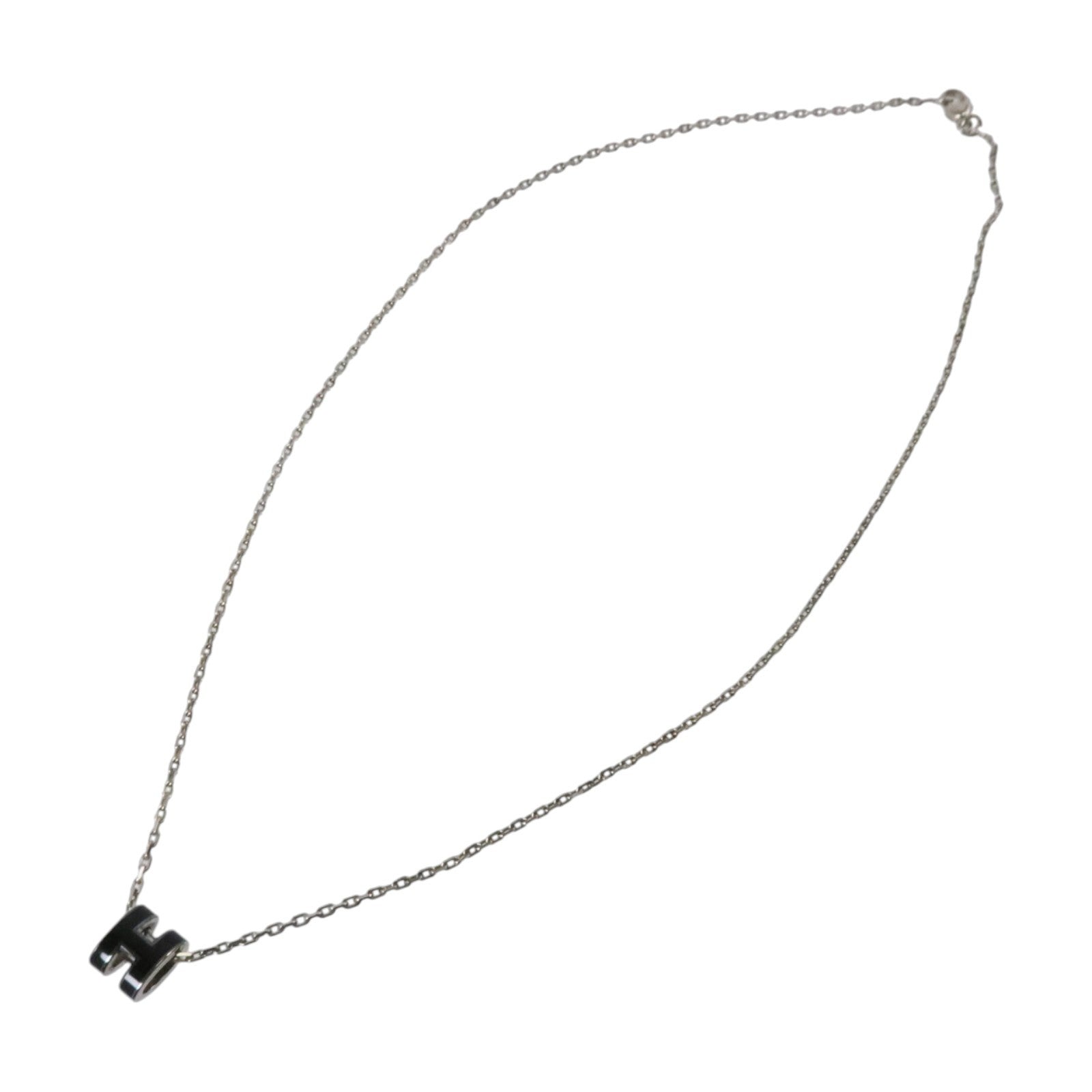 HERMES 金屬/琺瑯Mini Pop H Necklace項鏈