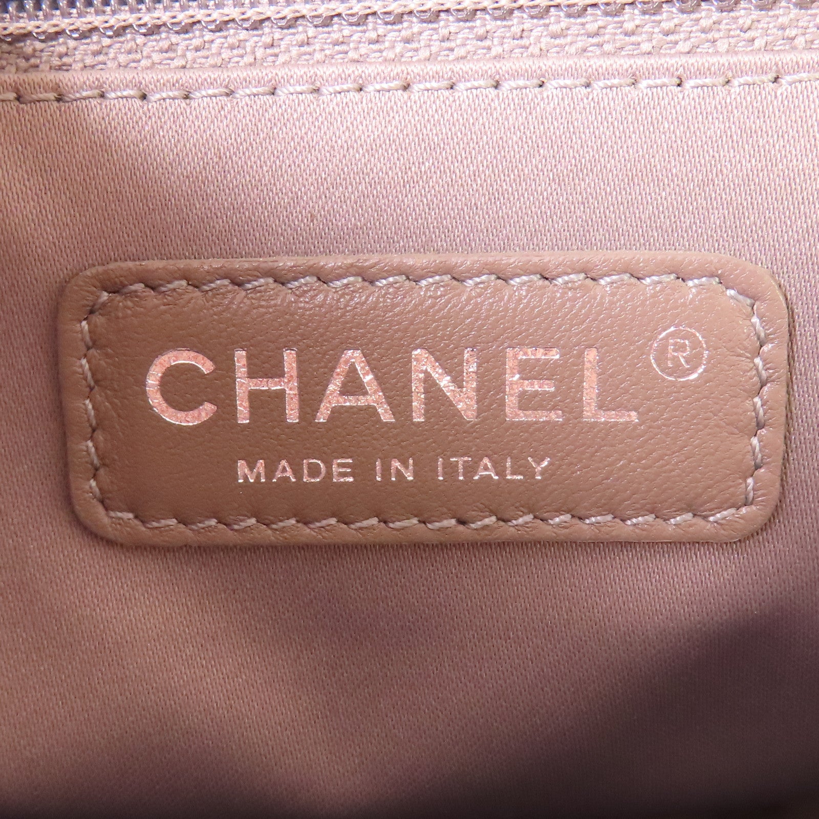 CHANEL 【激減優惠】牛皮皮革GST Grand Shopping Tote Bag銀扣肩背袋