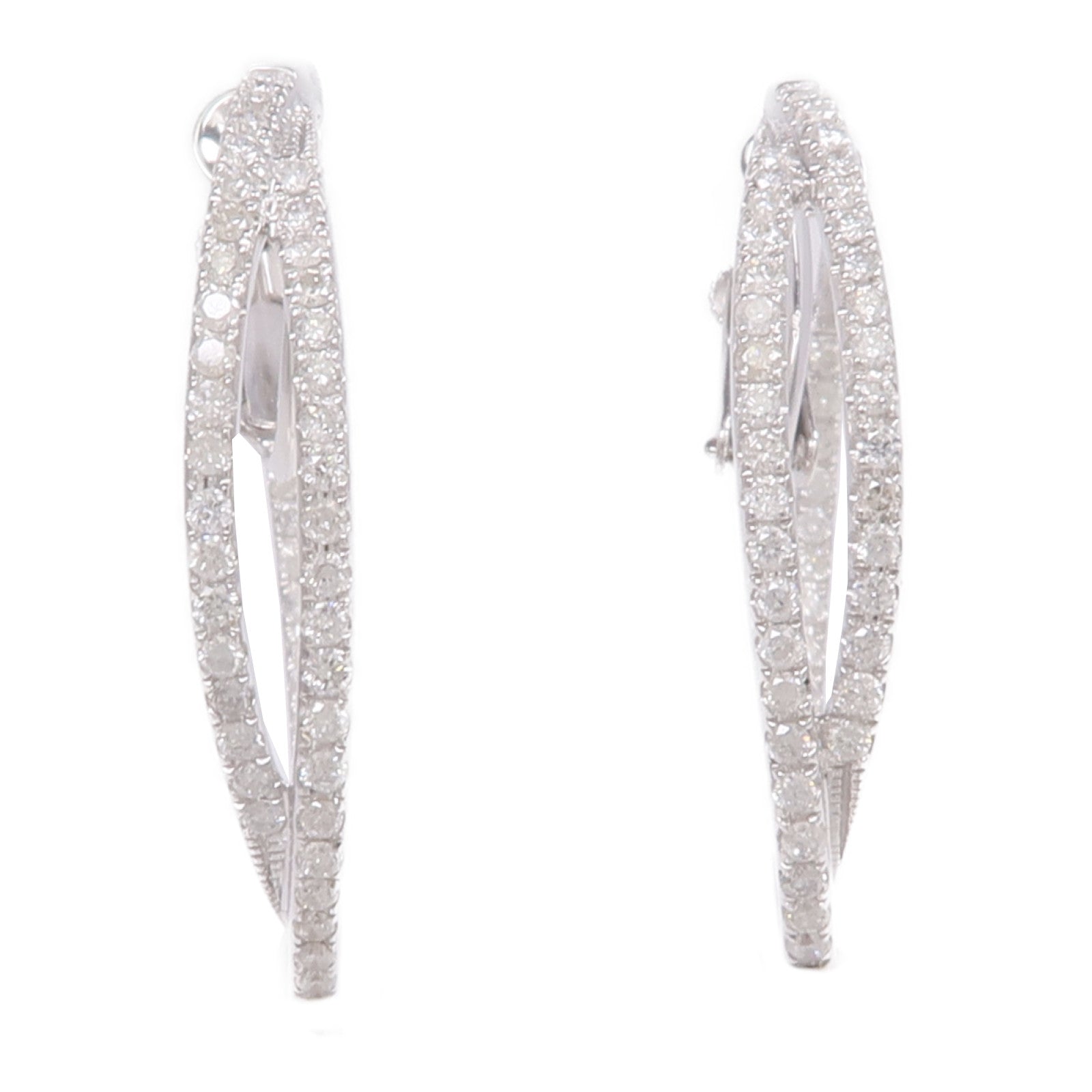 JEWELRY 18K白金Diamond Earrings鑽石耳環
