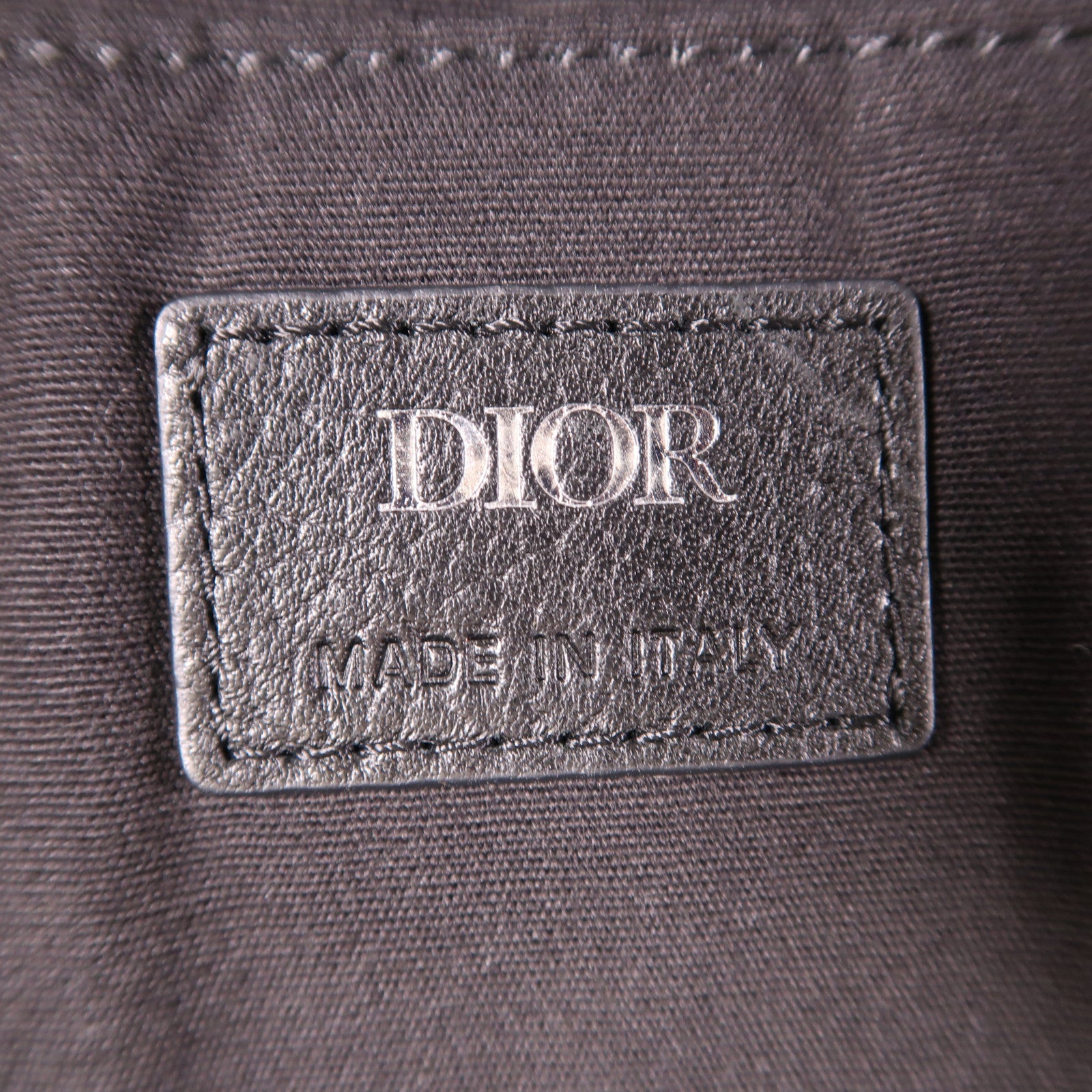Dior 帆布Rucksack銀扣背包
