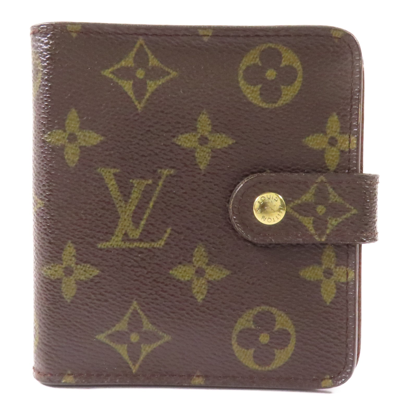 LOUIS VUITTON Monogram Wallet金扣錢包