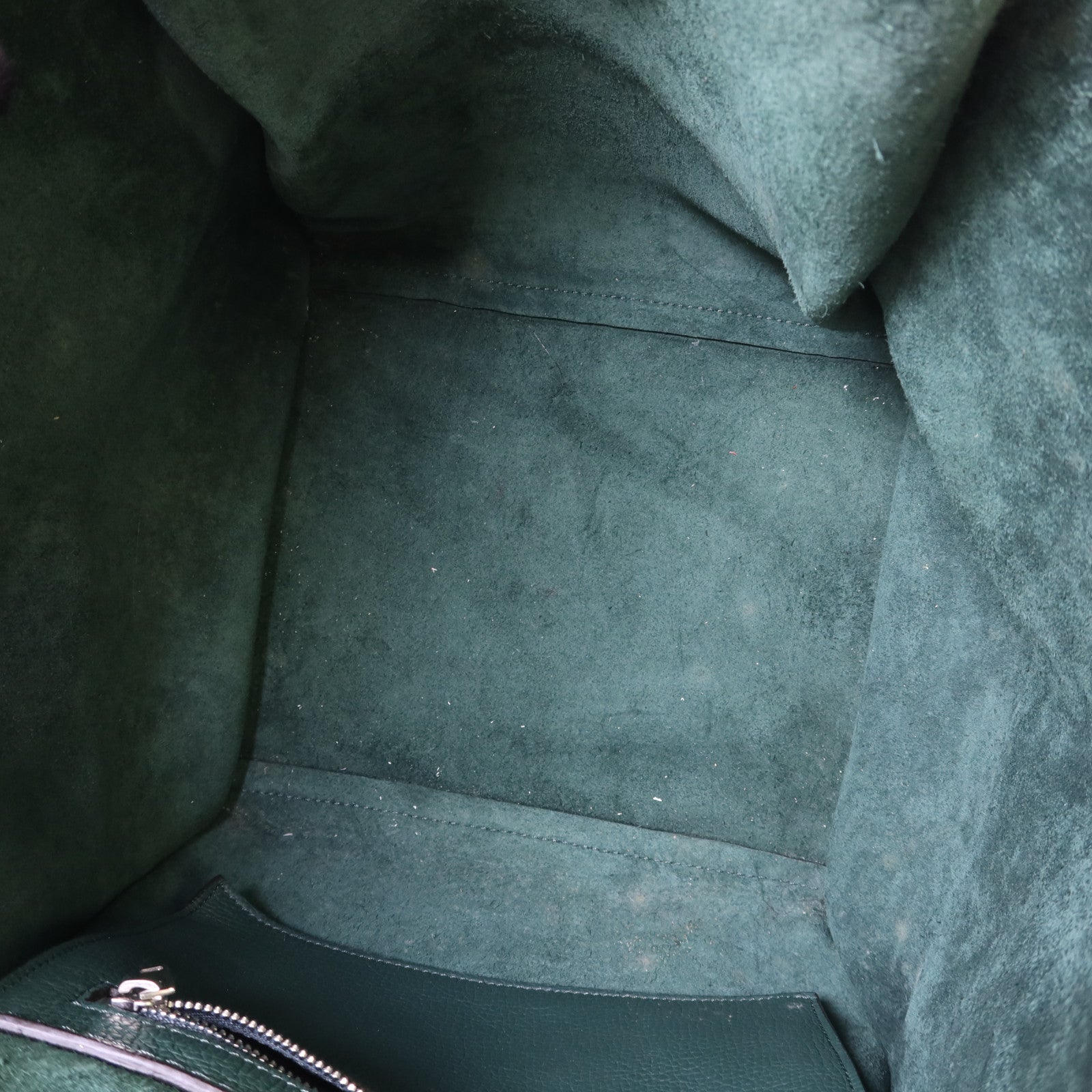 CELINE 牛皮皮革Small Big Bag銀扣肩背袋