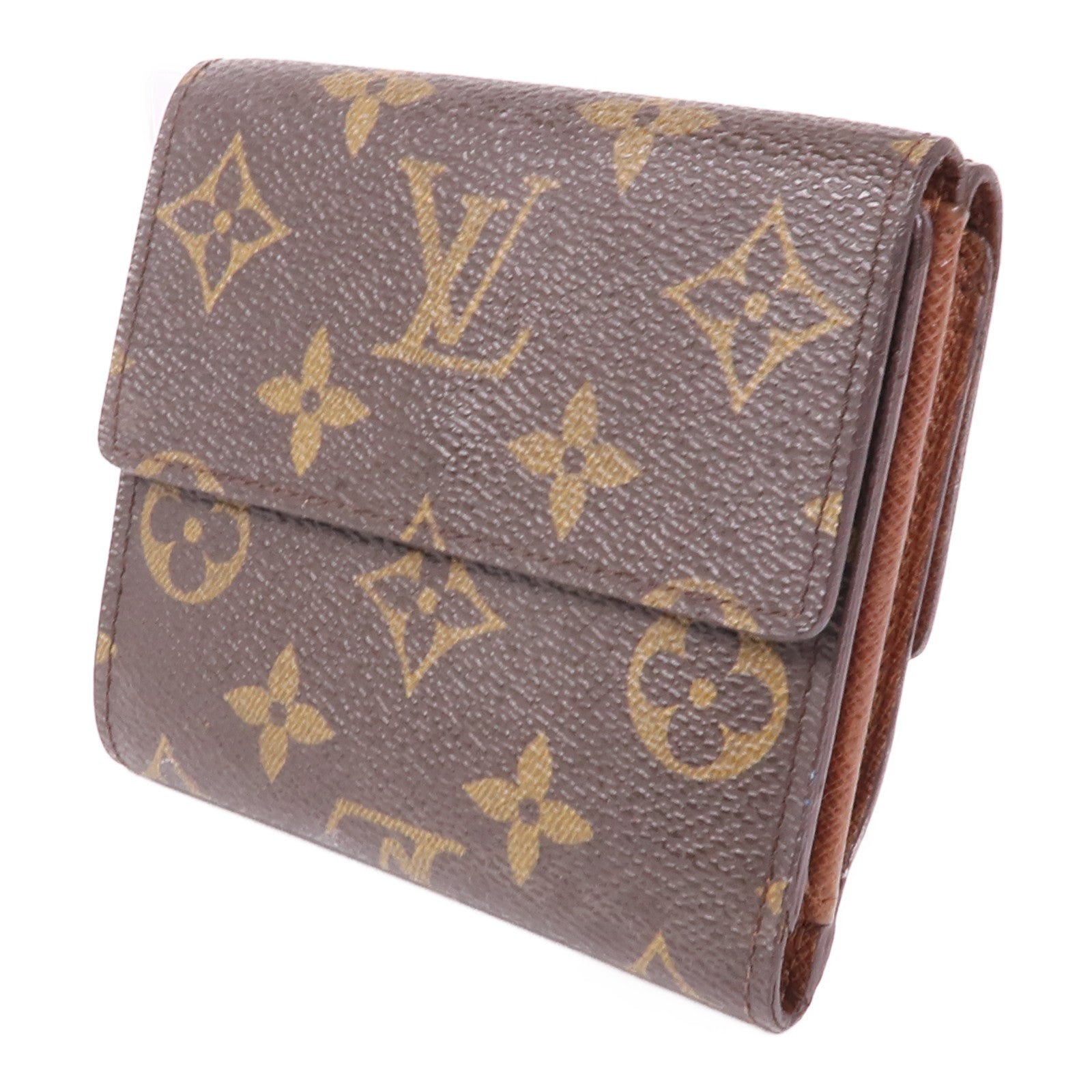 LOUIS VUITTON 【激減優惠】Monogram Porte Monnaie Billet Carte Credit Wallet金扣錢包