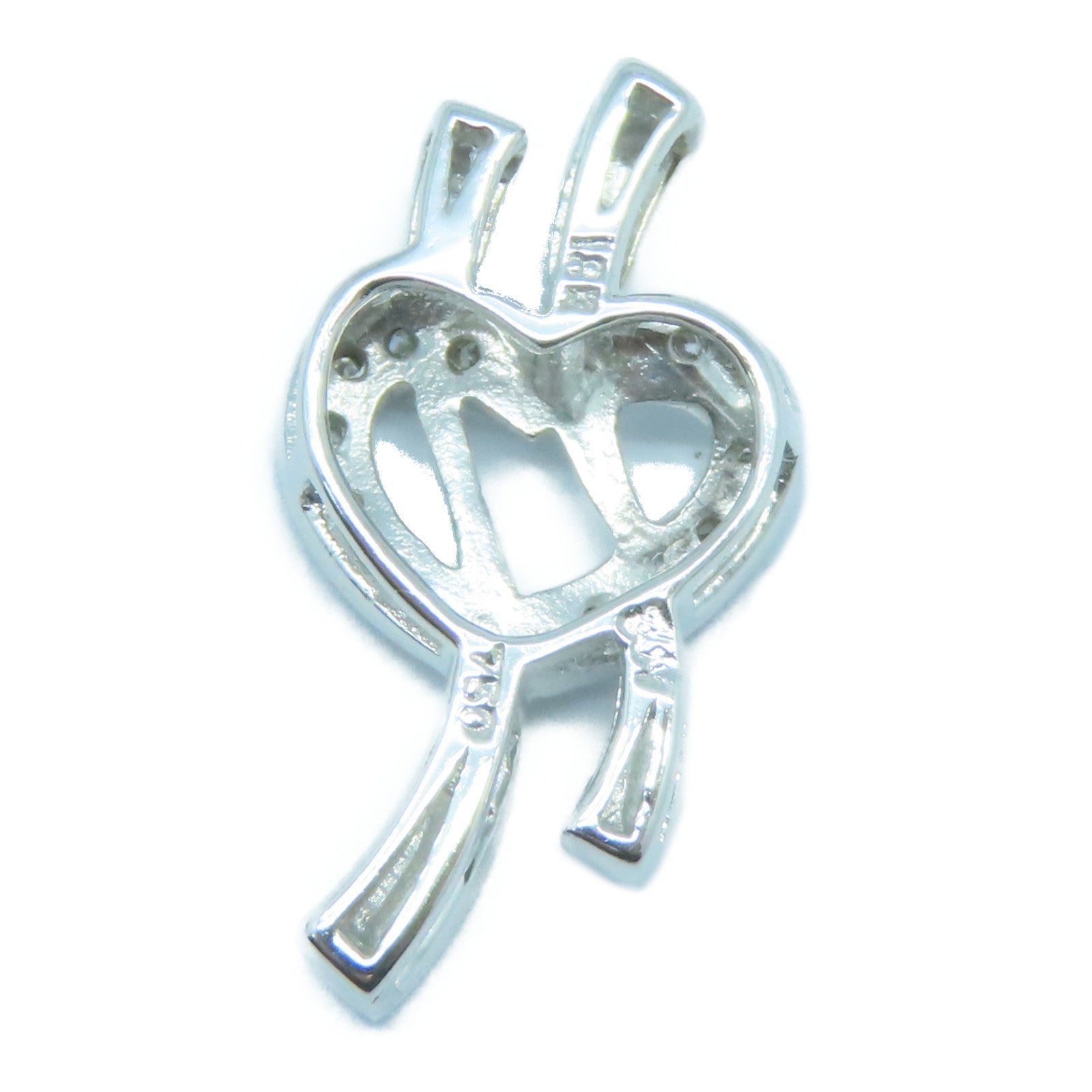 JEWELRY 【激減優惠】18K白金Diamond Pendant Top鑽石吊墜