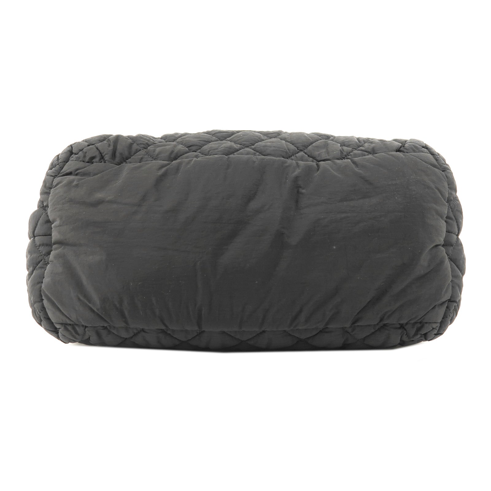 CHANEL 尼龍Coco Cocoon銀扣肩背袋