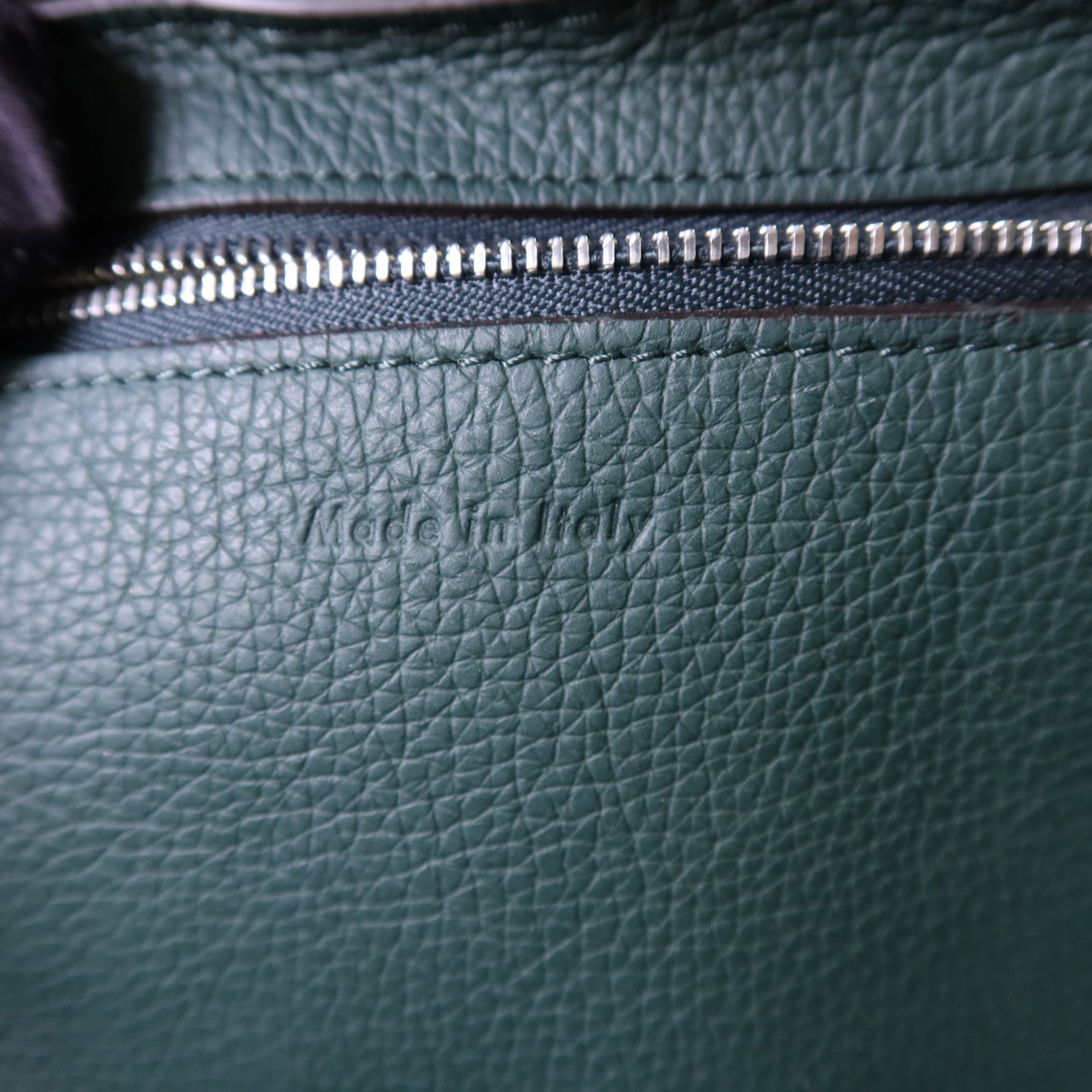 CELINE 牛皮皮革Small Big Bag銀扣肩背袋