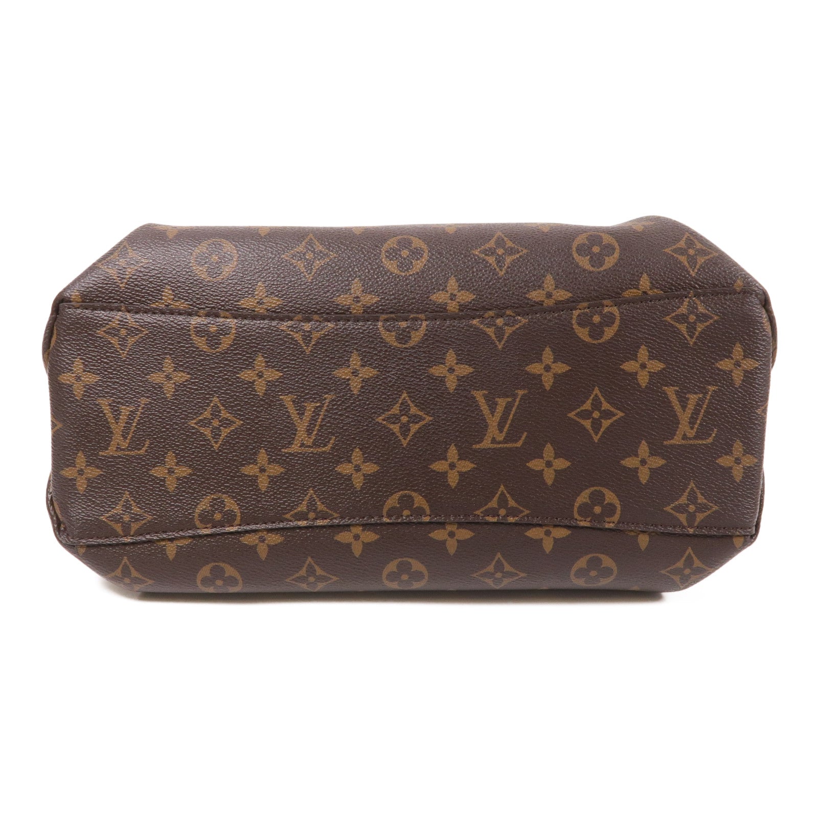 LOUIS VUITTON Monogram Rivoli PM金扣手挽肩背兩用袋棕色