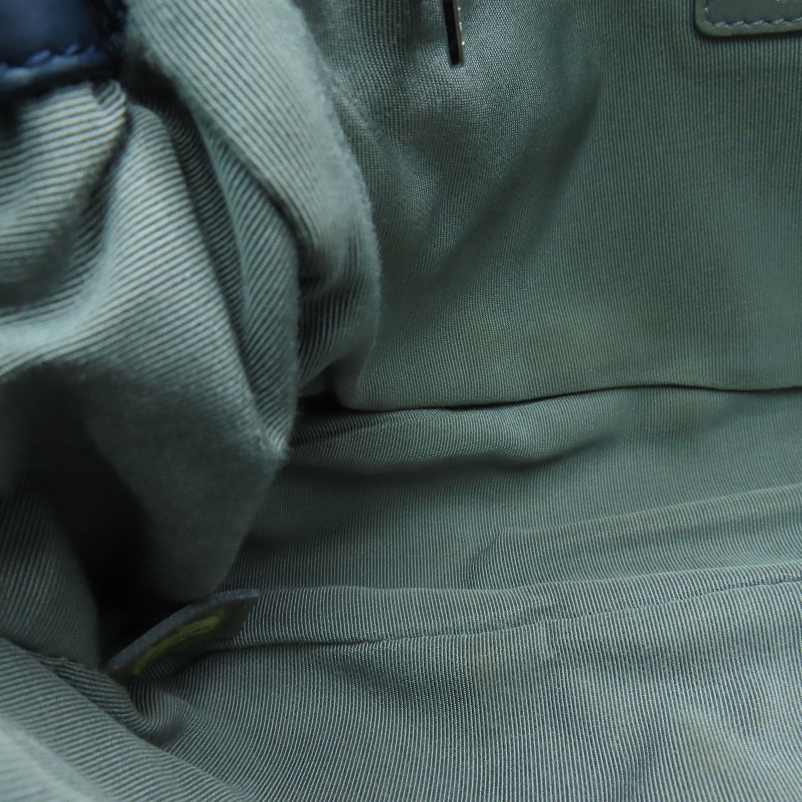 CHANEL 菱格牛皮皮革Ultra Stitch Flap Bag銀扣肩背袋藍色