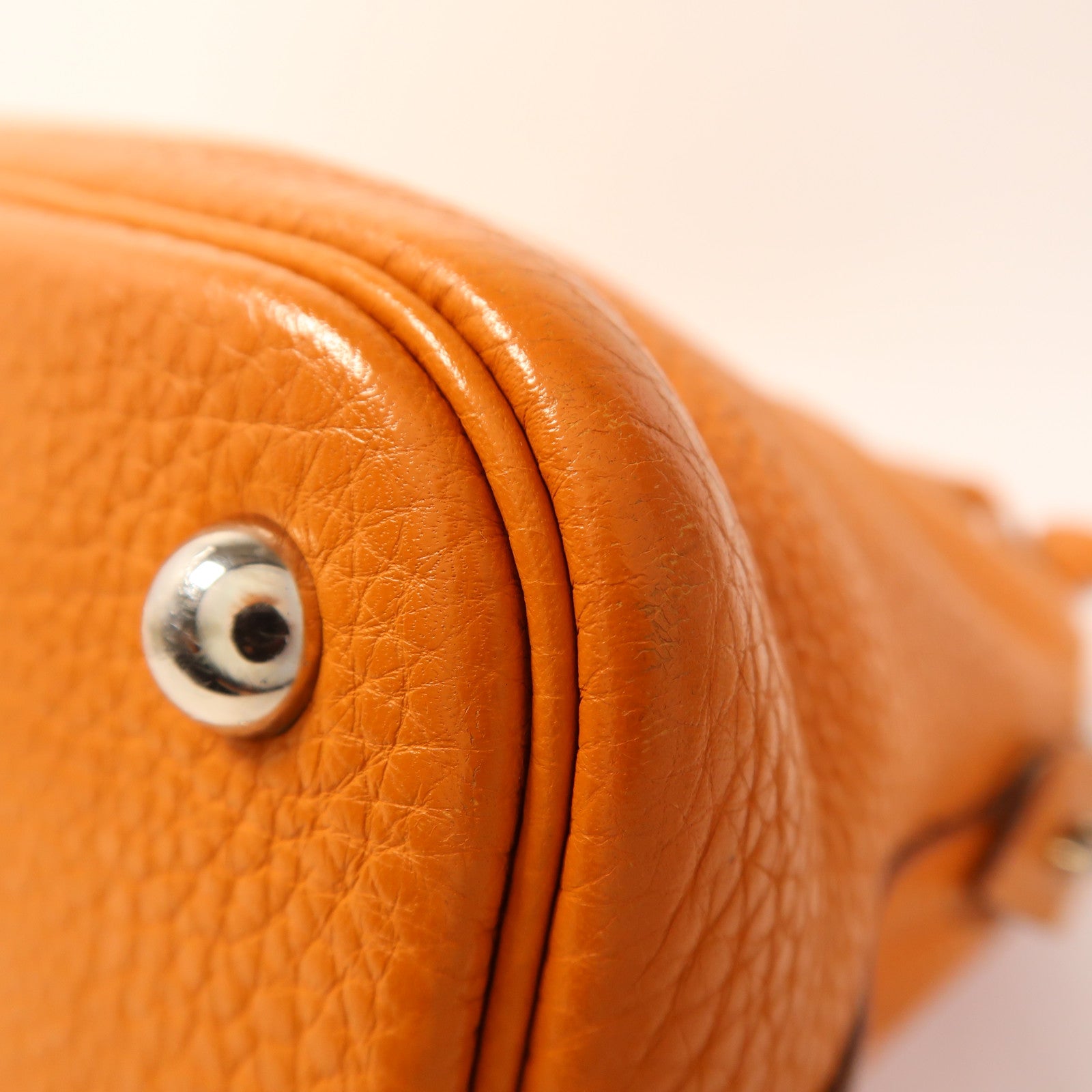 HERMES Clemence皮革Bolide 31銀扣手挽肩背兩用袋