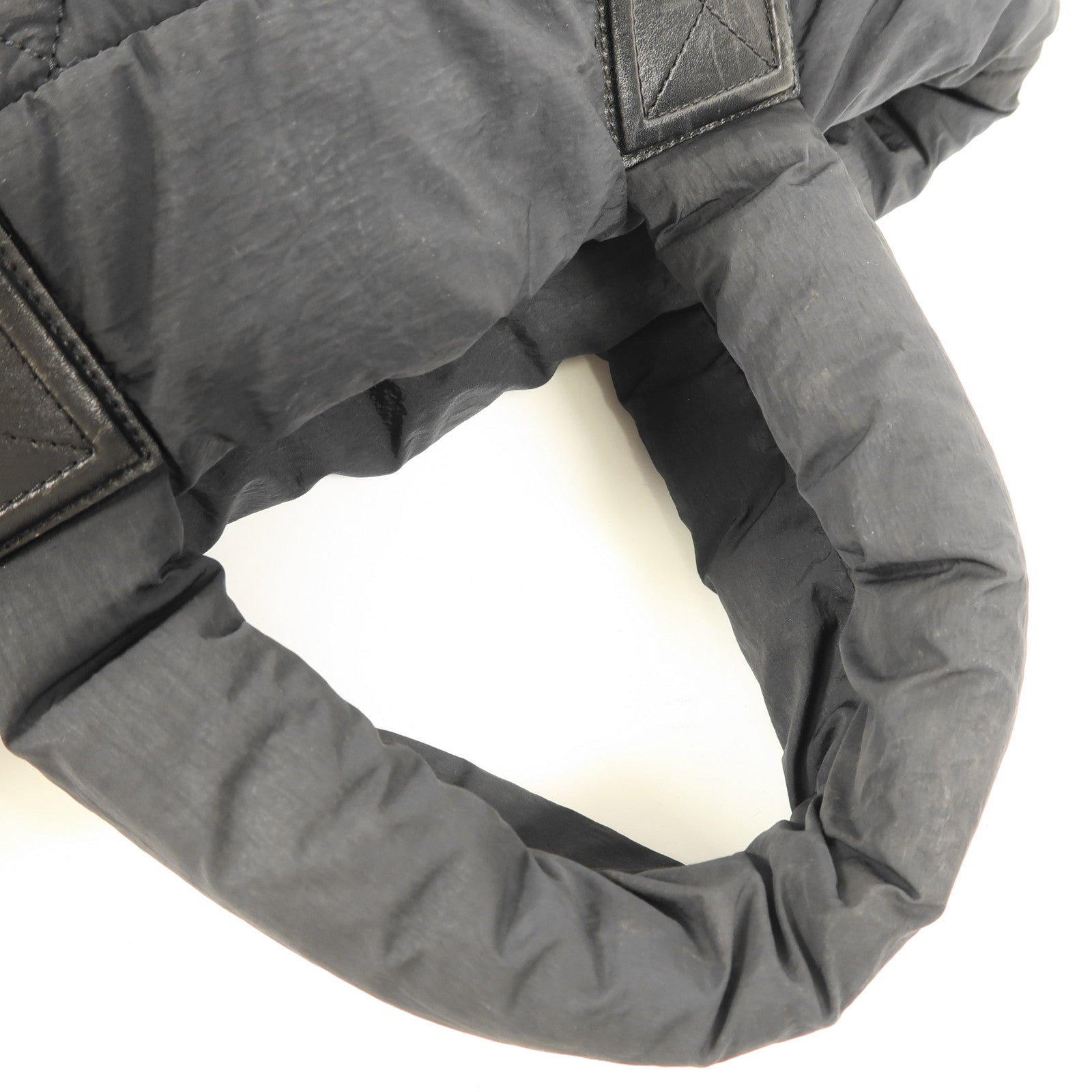 CHANEL 尼龍Coco Cocoon銀扣肩背袋