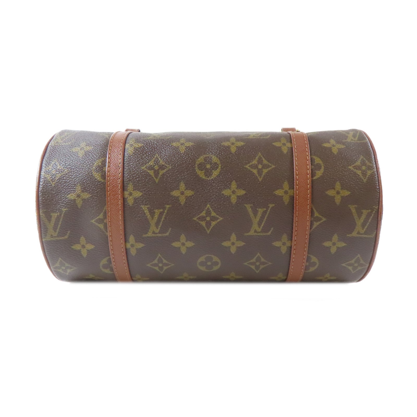 LOUIS VUITTON Monogram Papillon PM金扣肩背袋啡色