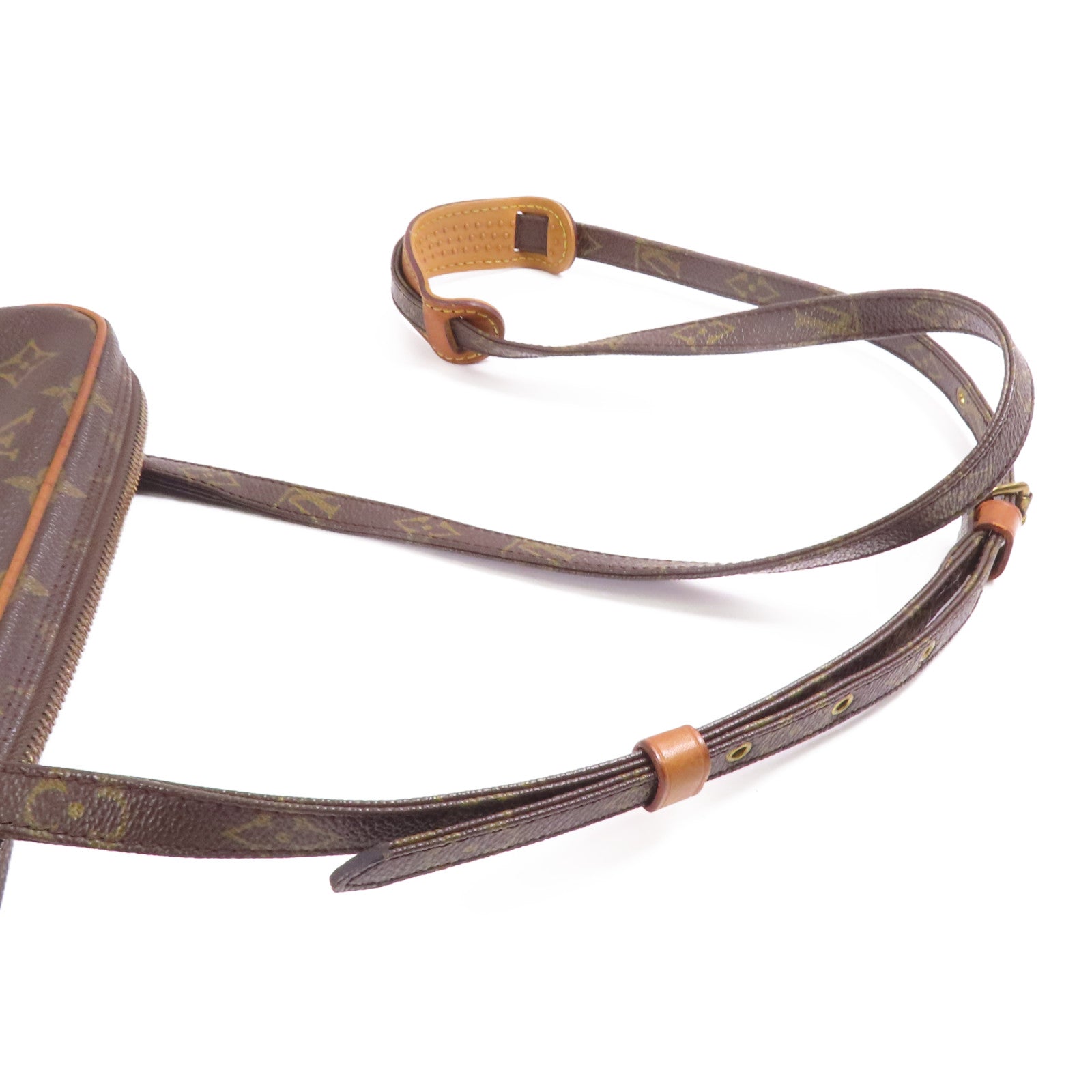 LOUIS VUITTON Monogram Marly Bandouliere金扣肩背袋棕色