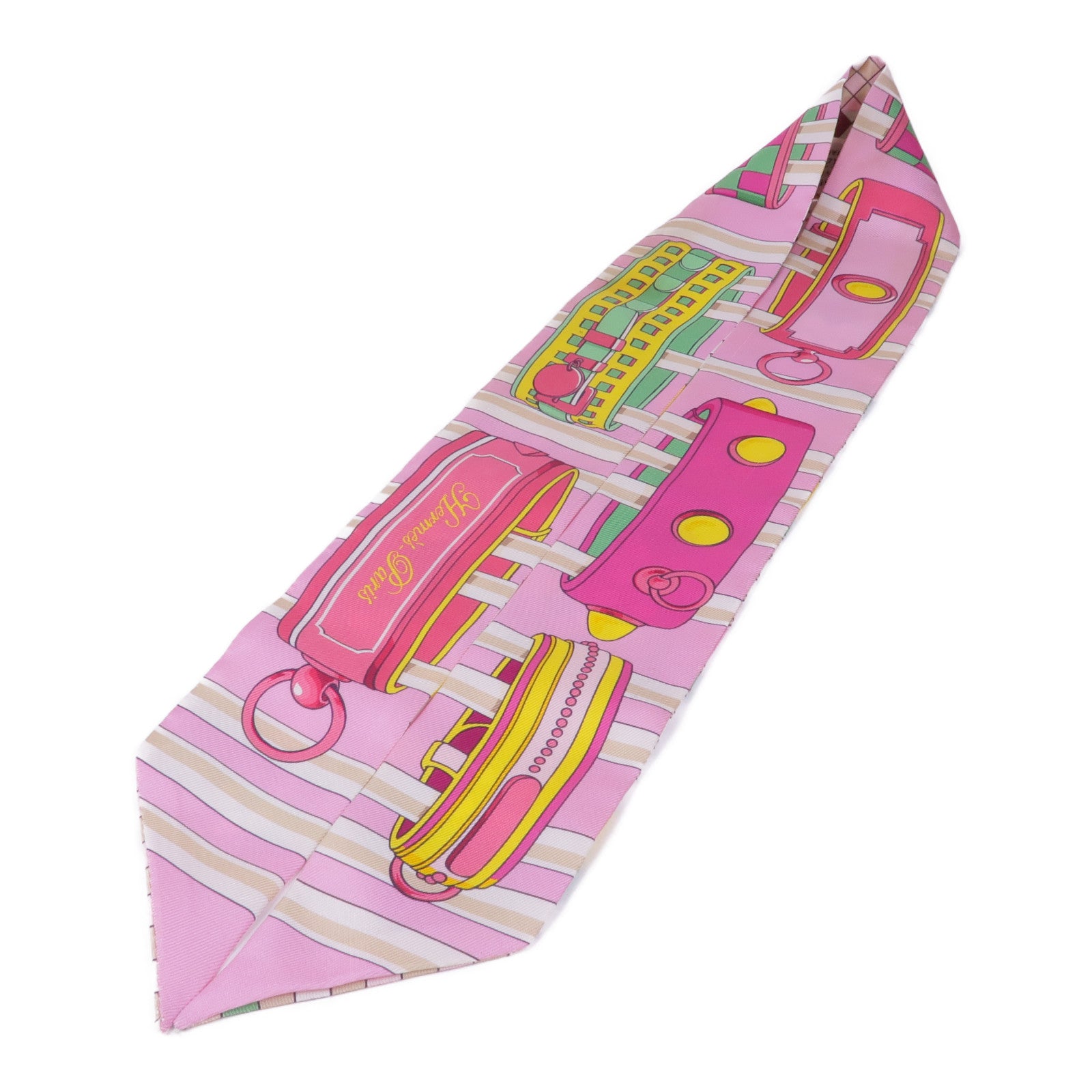 HERMES 絲質Twilly絲巾