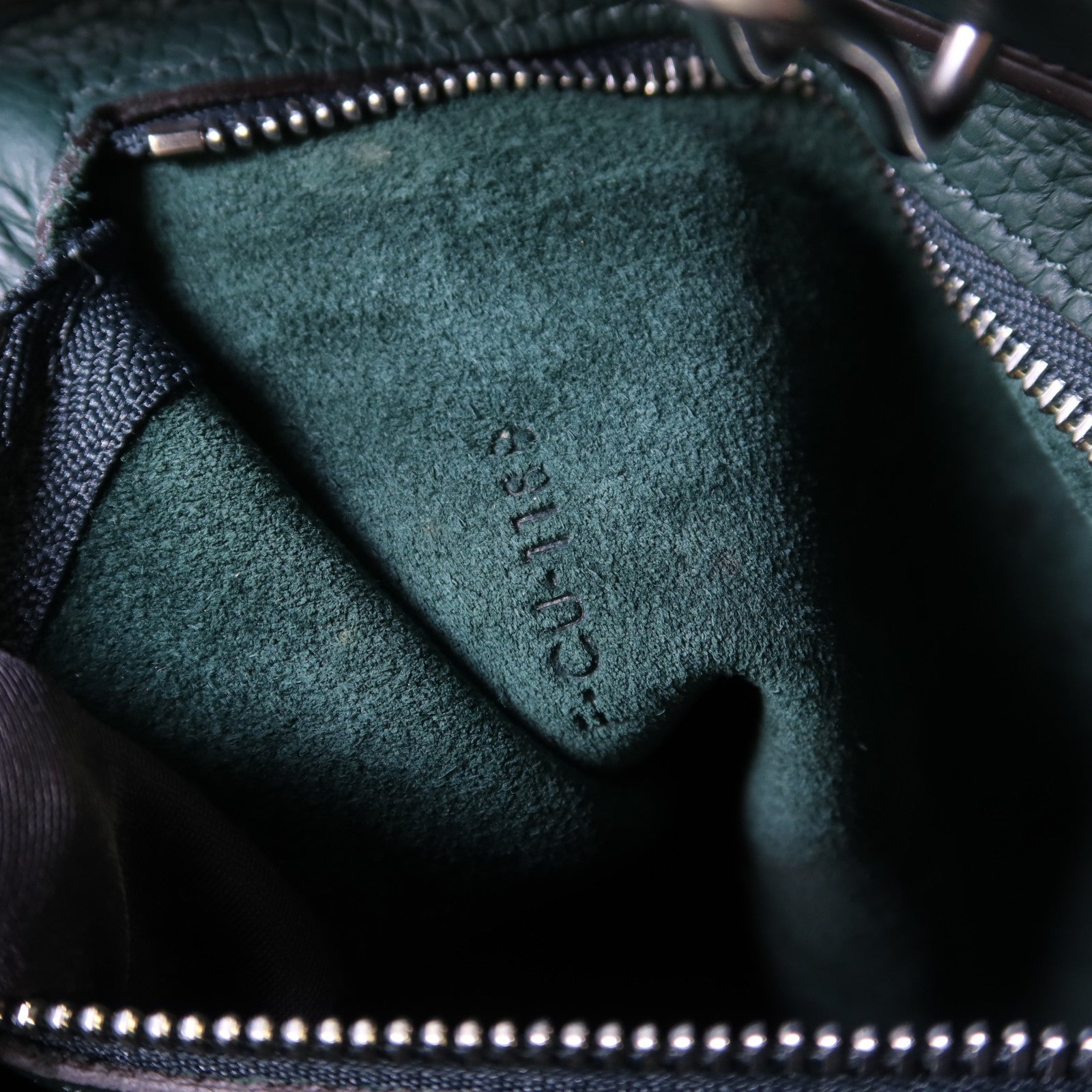 CELINE 牛皮皮革Small Big Bag銀扣肩背袋