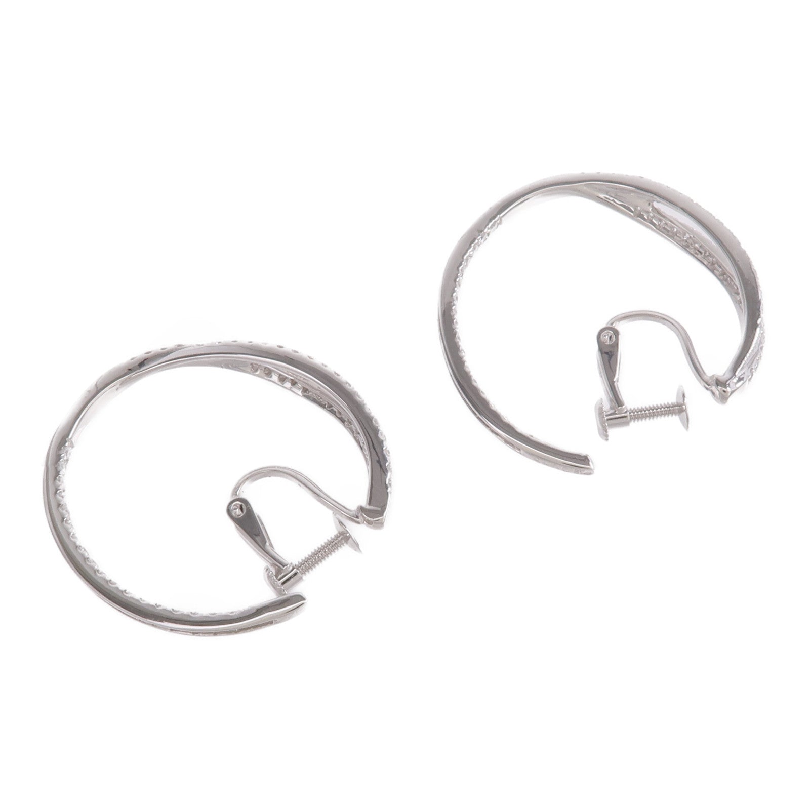 JEWELRY 18K白金Diamond Earrings鑽石耳環