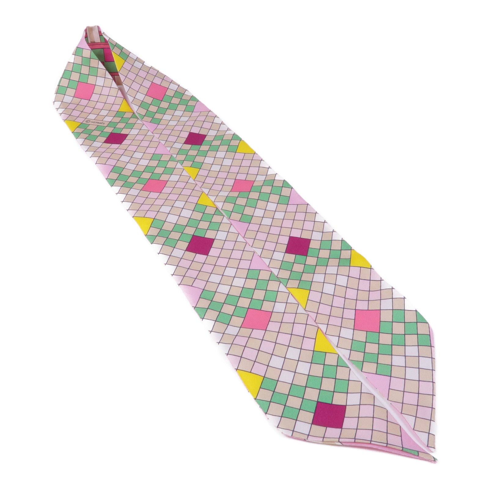 HERMES 絲質Twilly絲巾