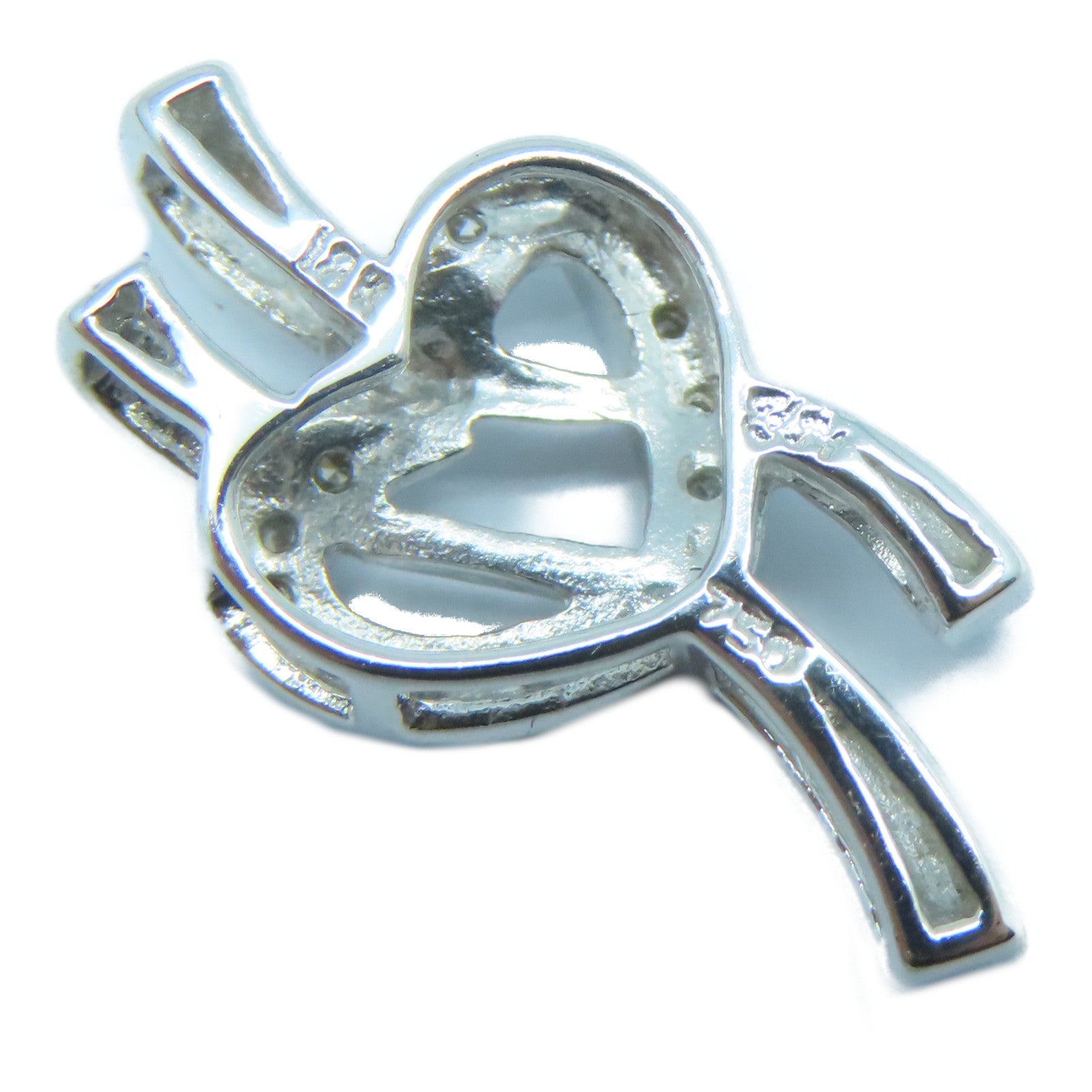 JEWELRY 【激減優惠】18K白金Diamond Pendant Top鑽石吊墜