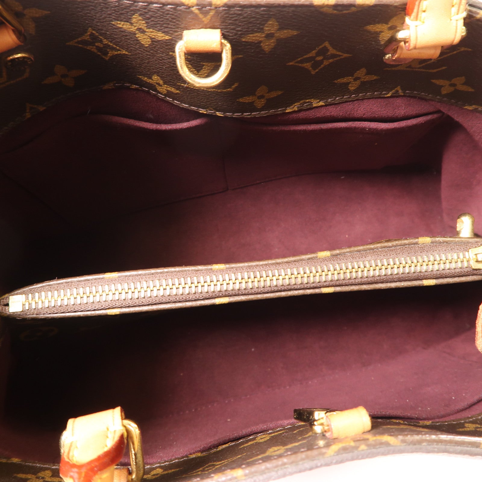 LOUIS VUITTON Monogram Montaigne MM金扣手挽肩背兩用袋