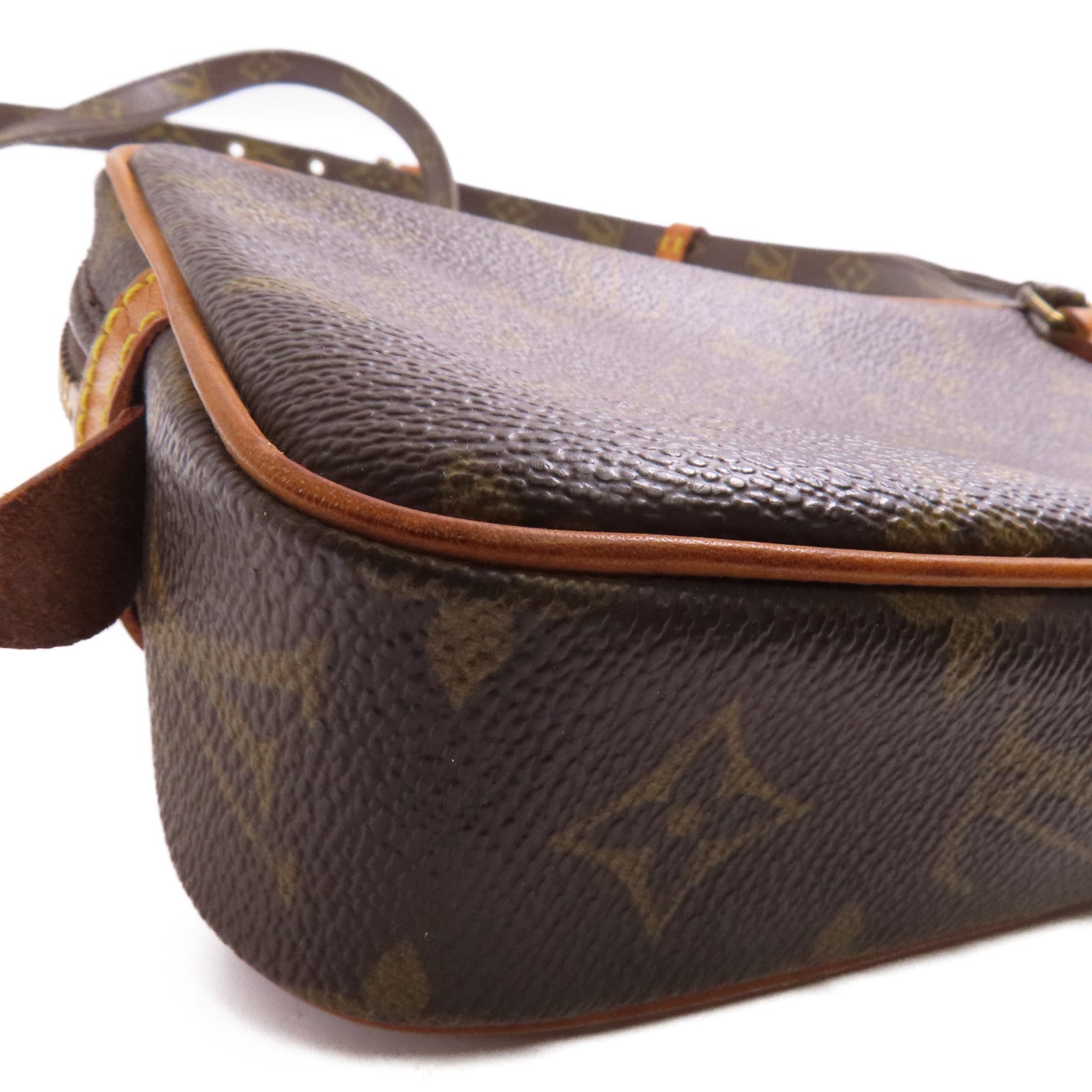 LOUIS VUITTON Monogram Marly Bandouliere金扣肩背袋棕色