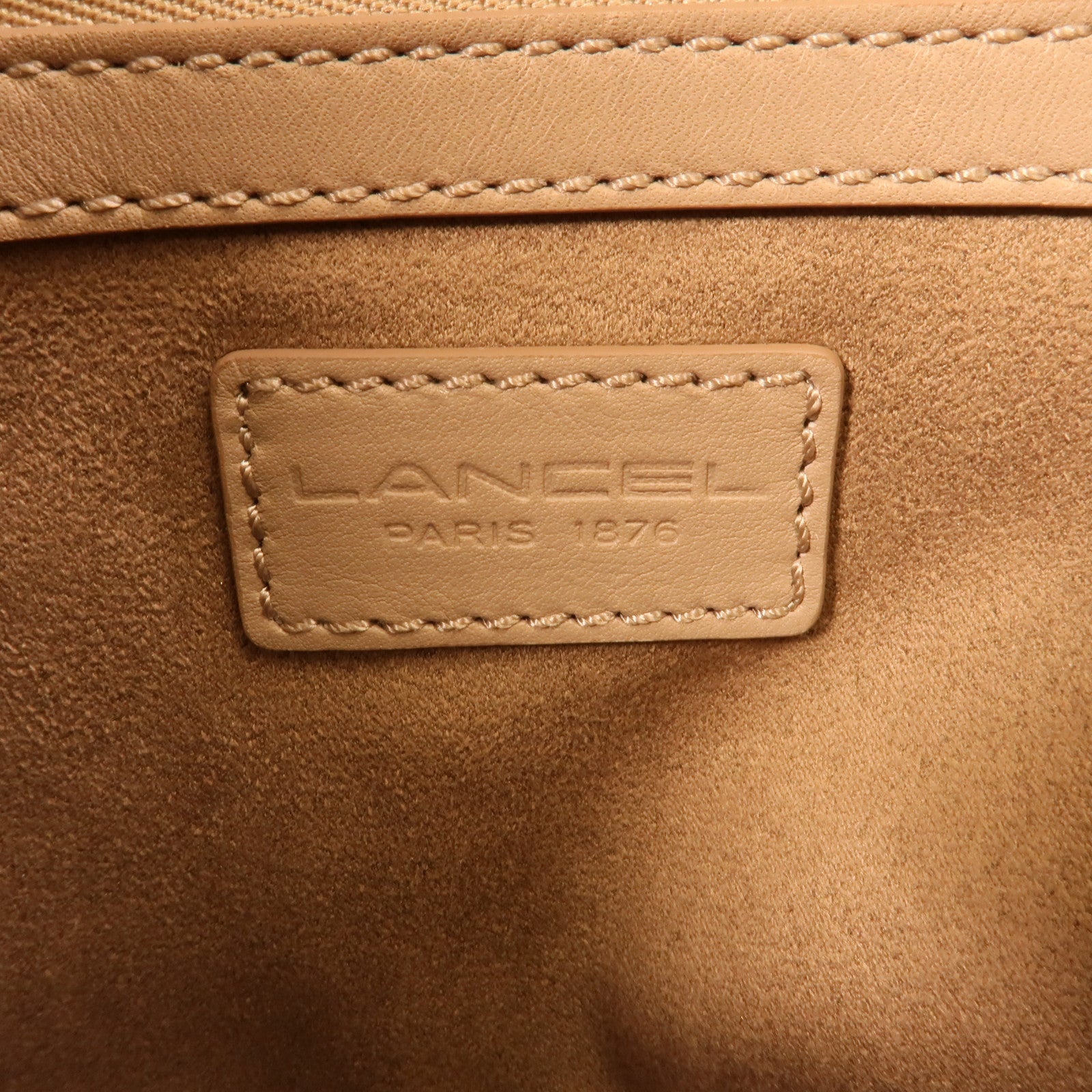 LANCEL 牛皮皮革Handbag手挽袋