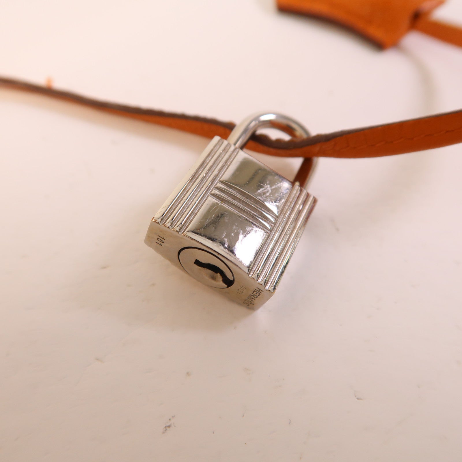 HERMES Clemence皮革Bolide 31銀扣手挽肩背兩用袋