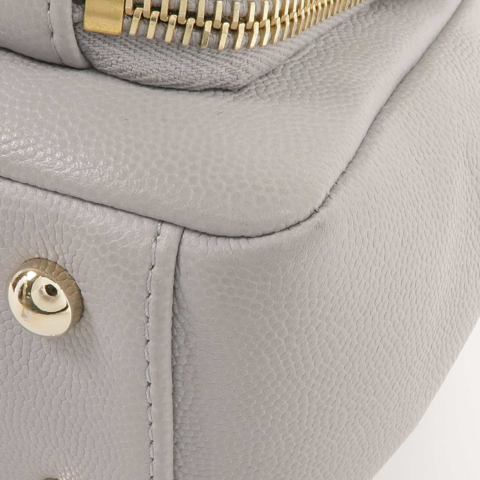 CHANEL 牛皮皮革2way Chain Shoulder Bag金扣手挽肩背兩用袋