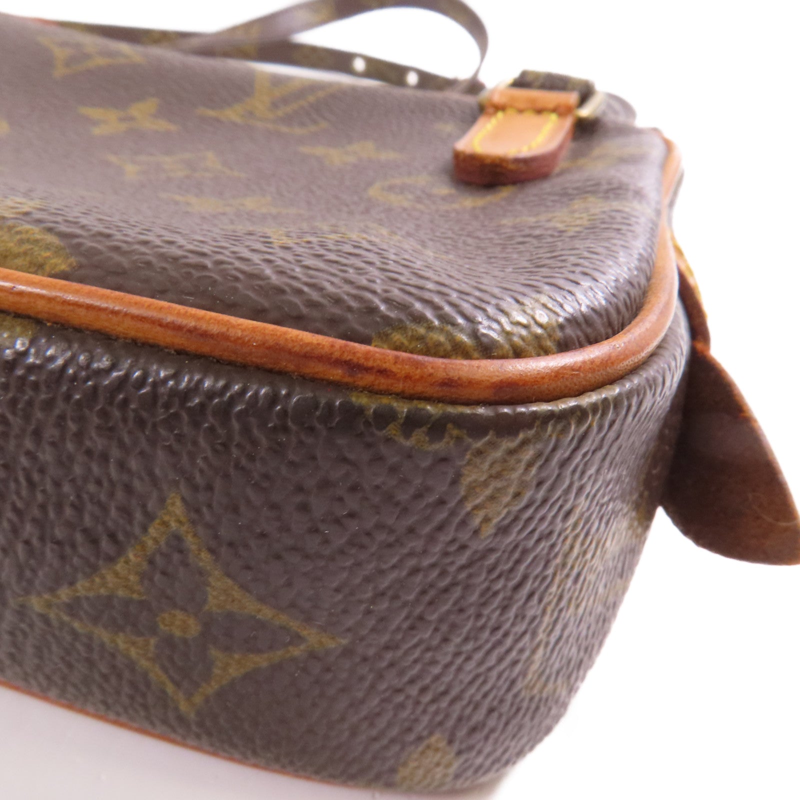 LOUIS VUITTON Monogram Marly Bandouliere金扣肩背袋棕色