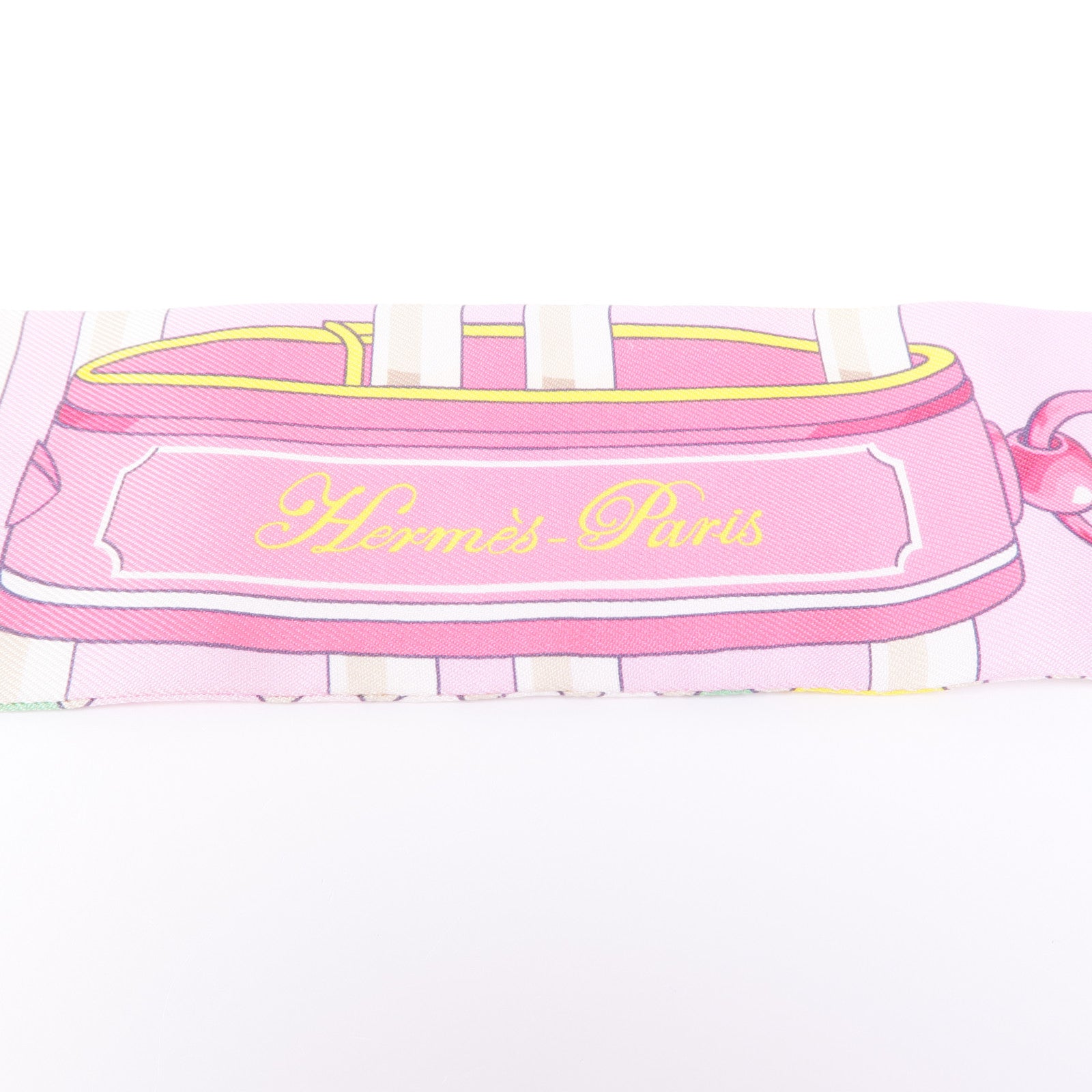 HERMES 絲質Twilly絲巾