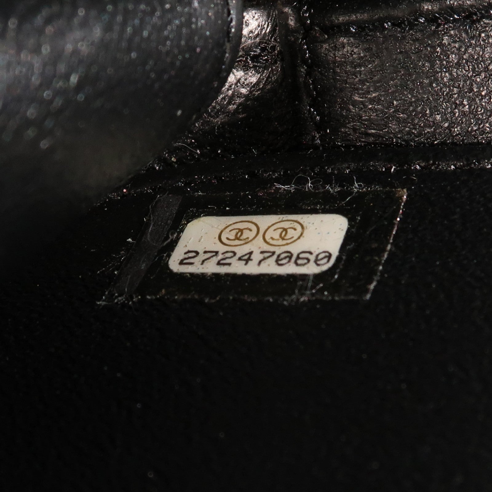 CHANEL 菱格牛皮皮革Vanity Case金扣手挽肩背兩用袋黑色