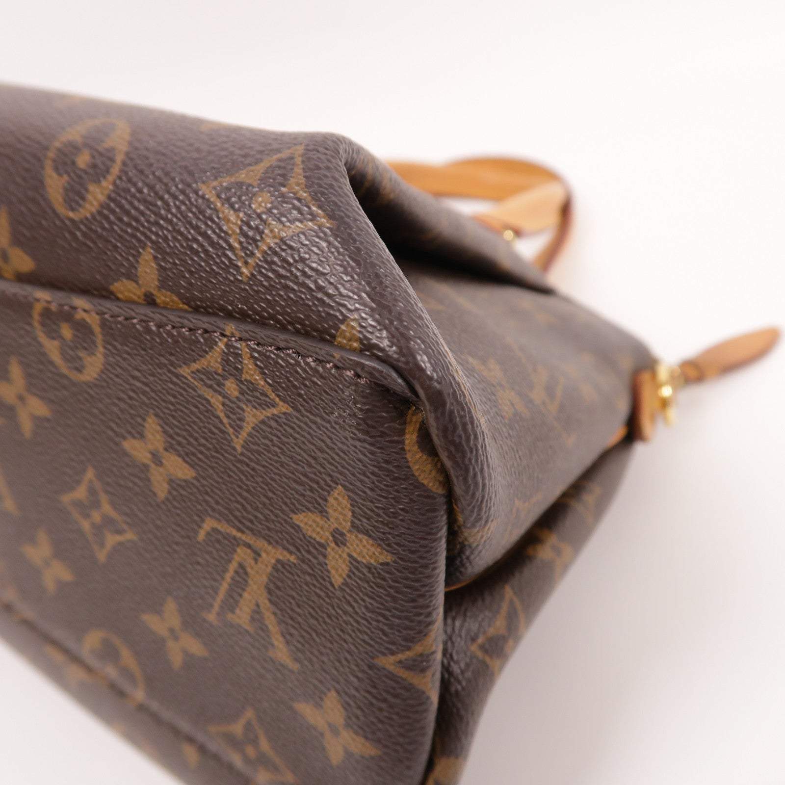 LOUIS VUITTON Monogram Rivoli PM金扣手挽肩背兩用袋棕色
