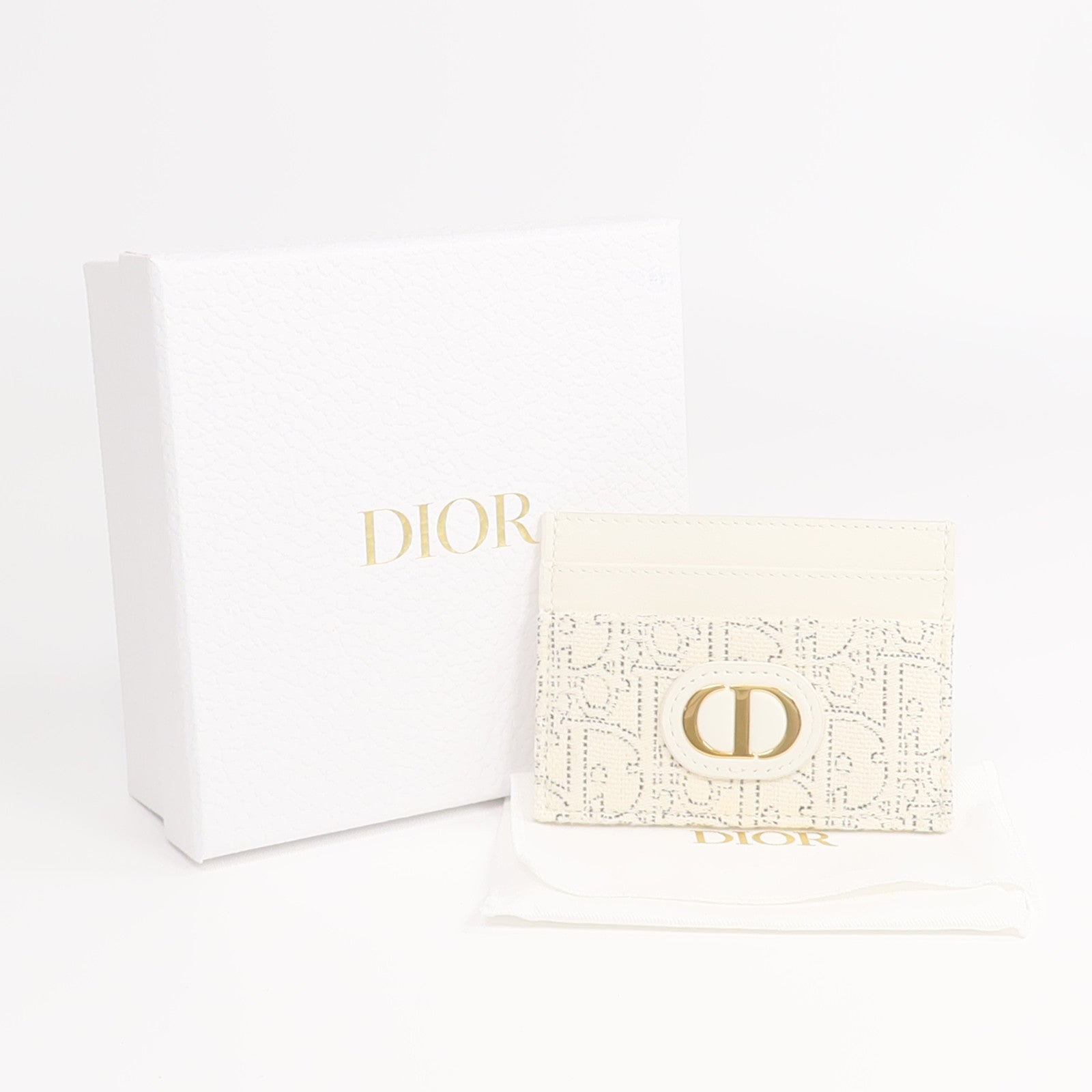 Dior 帆布30 Montaigne Freesia卡片套