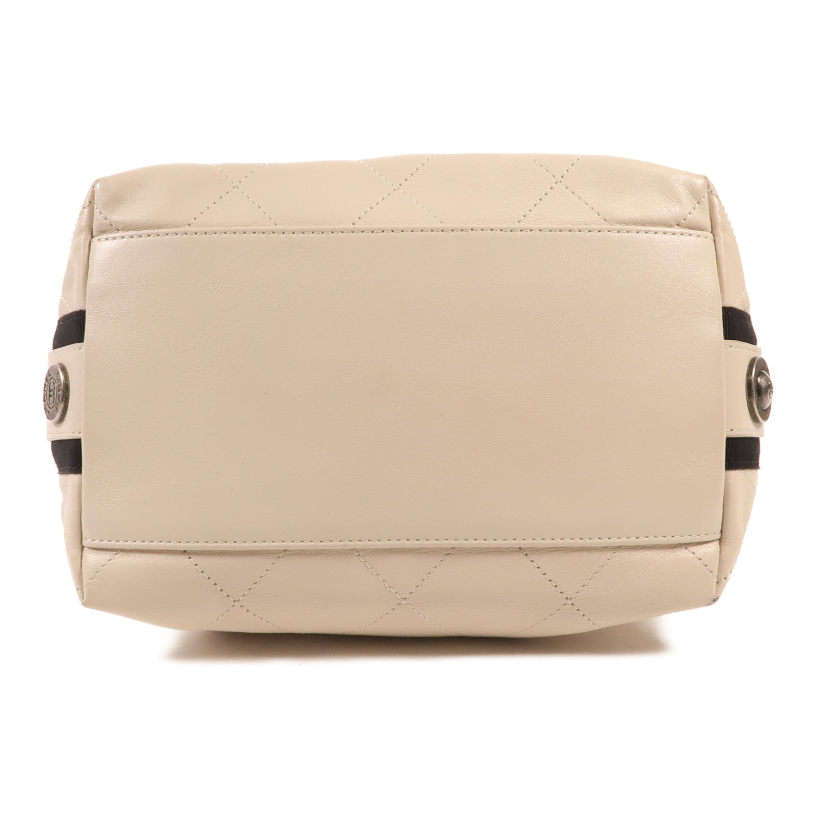 CHANEL 牛皮皮革Shoulder Bag金扣鏈帶肩背袋