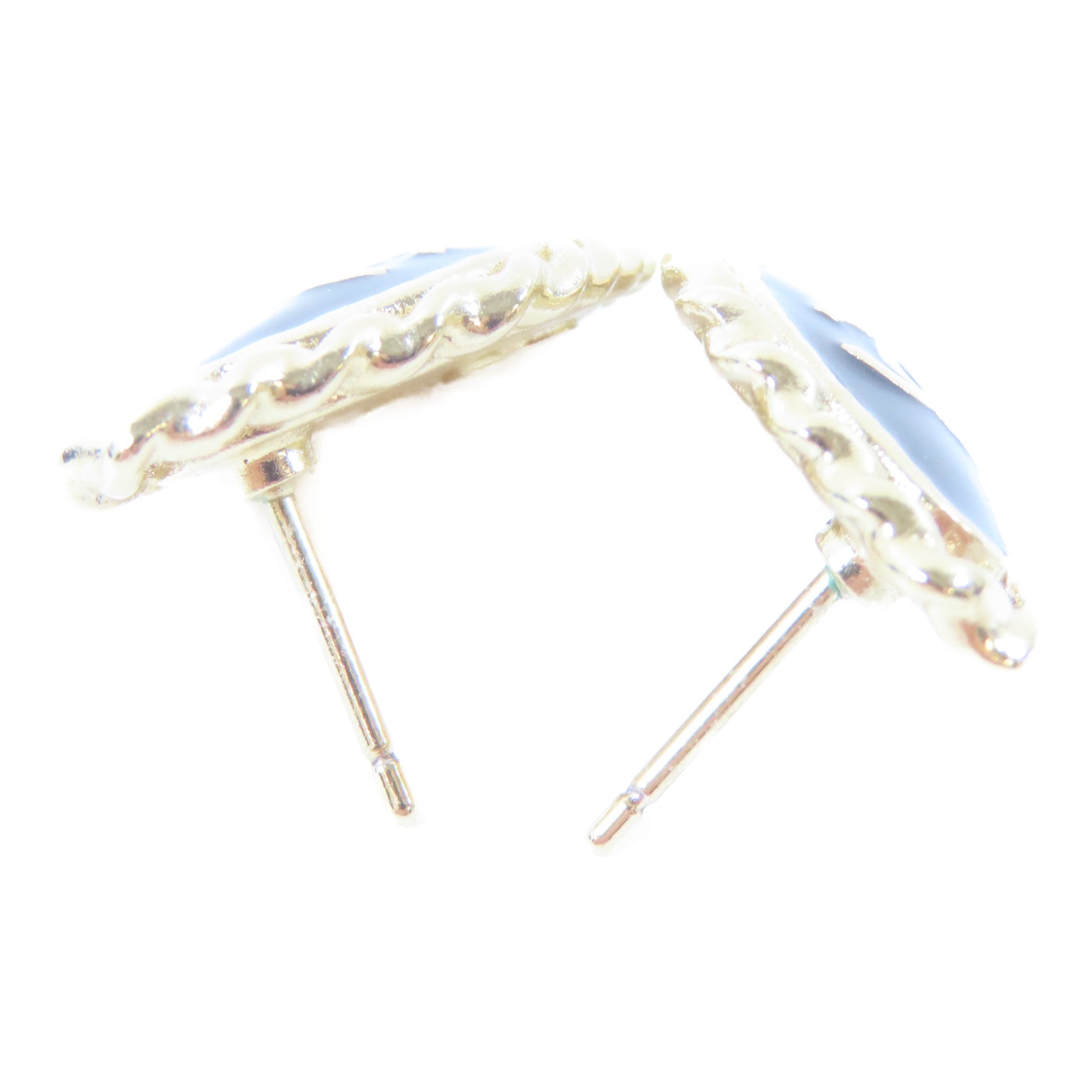 CHANEL 金屬Earrings耳環黑色/金色