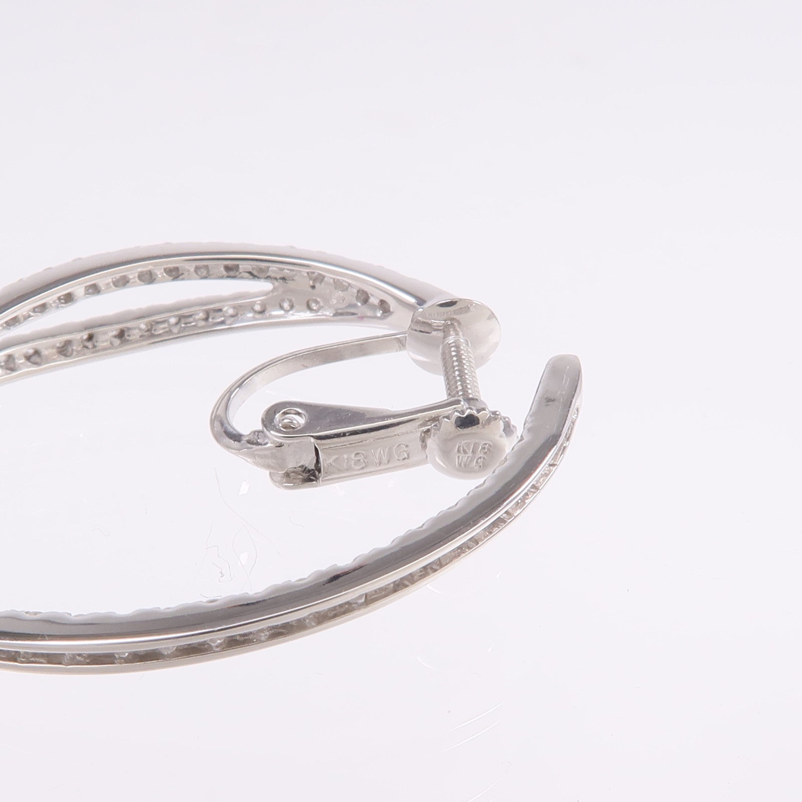JEWELRY 18K白金Diamond Earrings鑽石耳環