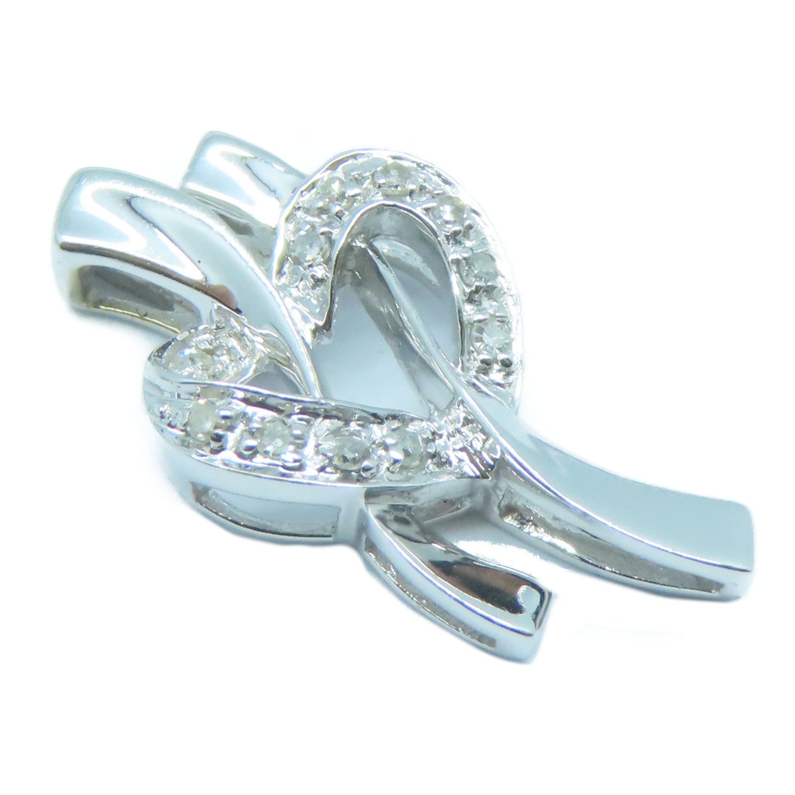 JEWELRY 【激減優惠】18K白金Diamond Pendant Top鑽石吊墜