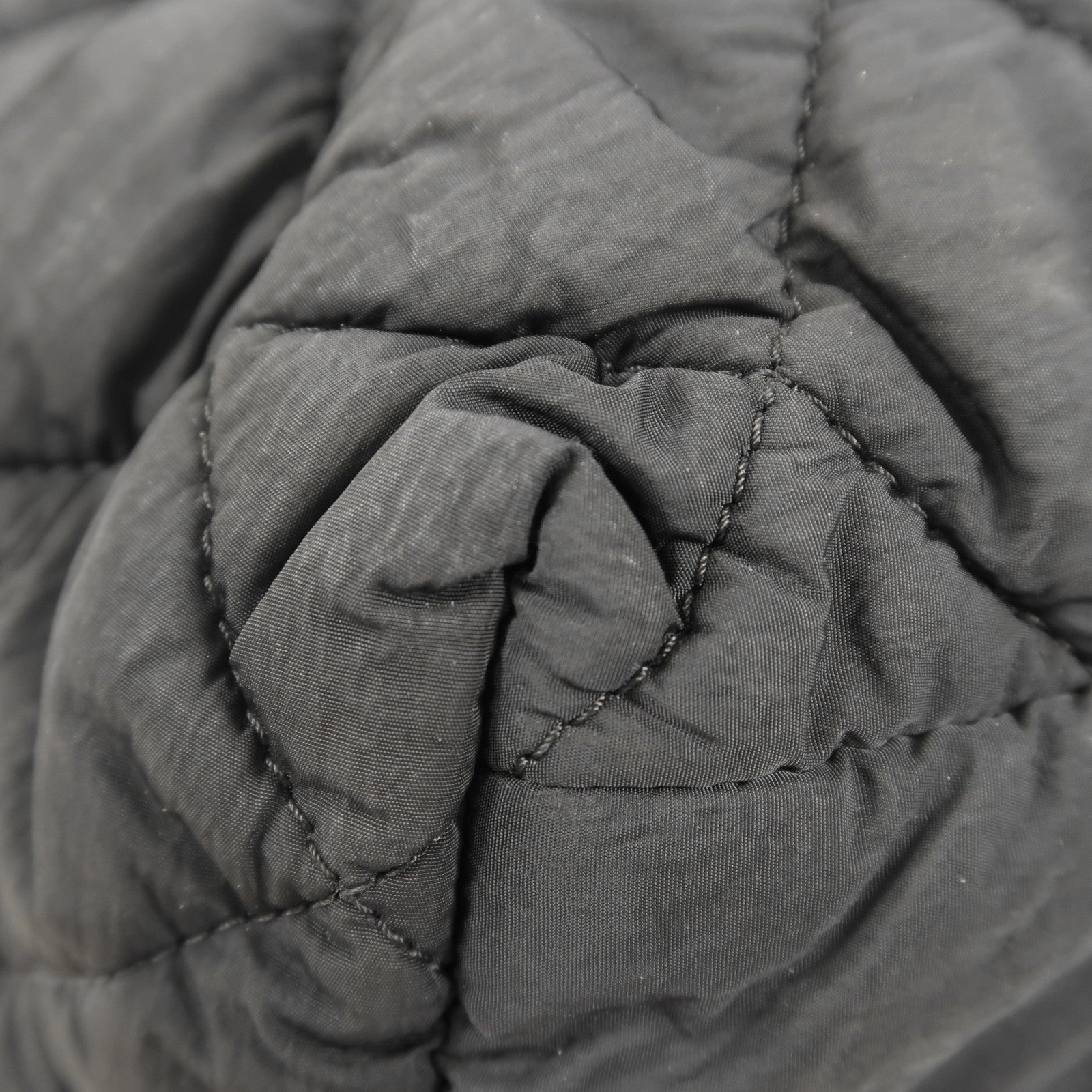 CHANEL 尼龍Coco Cocoon銀扣肩背袋